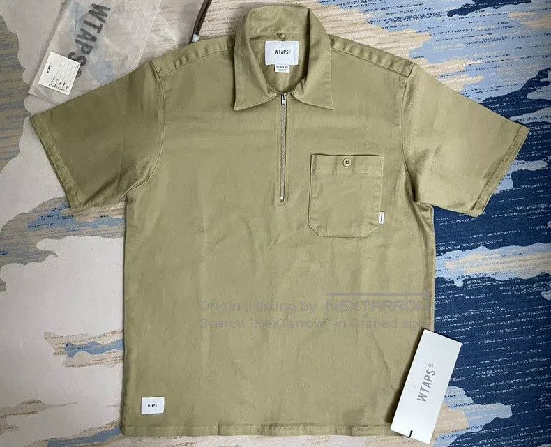 Wtaps Wtaps Kaki zipper T-shirt Size US M / EU 48-50 / 2 - 1 Thumbnail