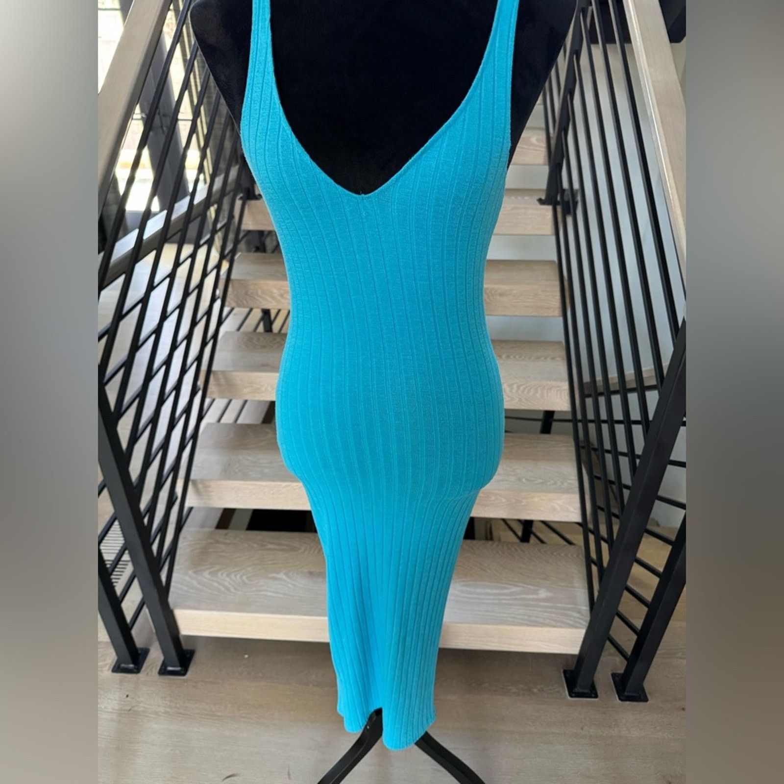 Other New Vibrant Blue Sleeveless Knit Dress size S Size S / US 4 / IT 40 - 2 Thumbnail