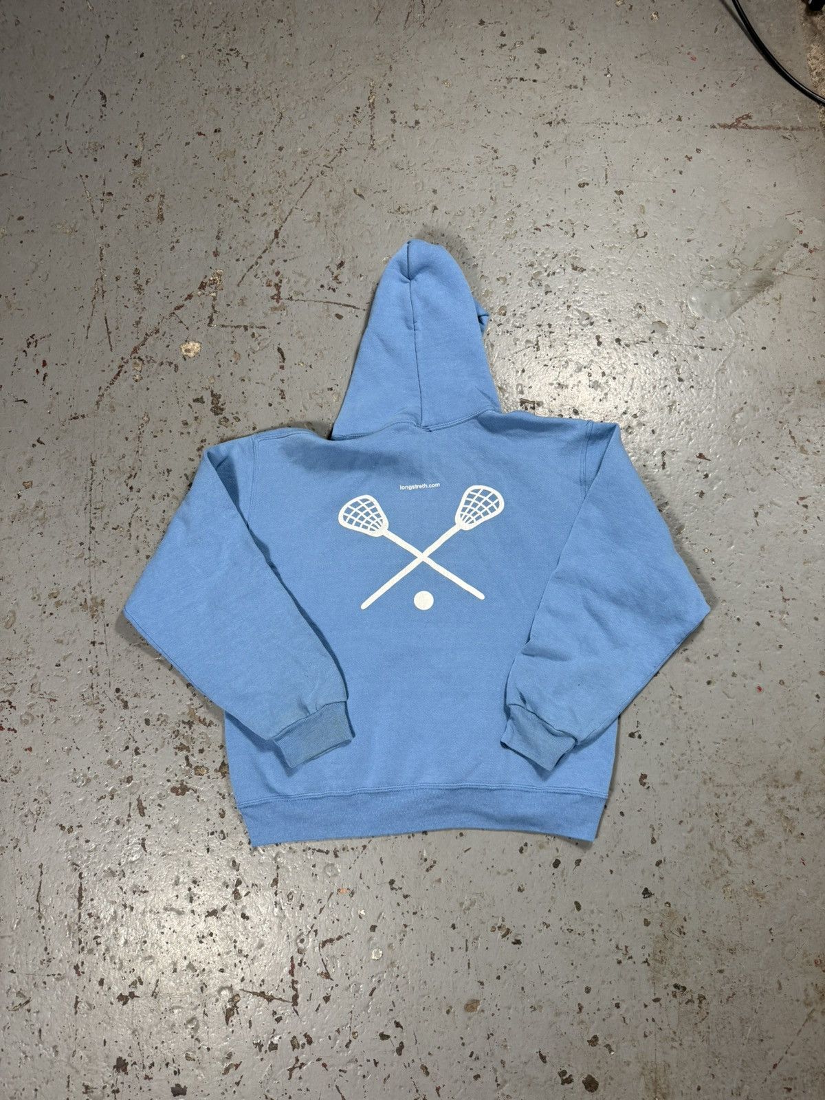 Russell Athletic Vintage Russell Athletics Baby Blue Lacrosse Hoodie Size US M / EU 48-50 / 2 - 7 Thumbnail