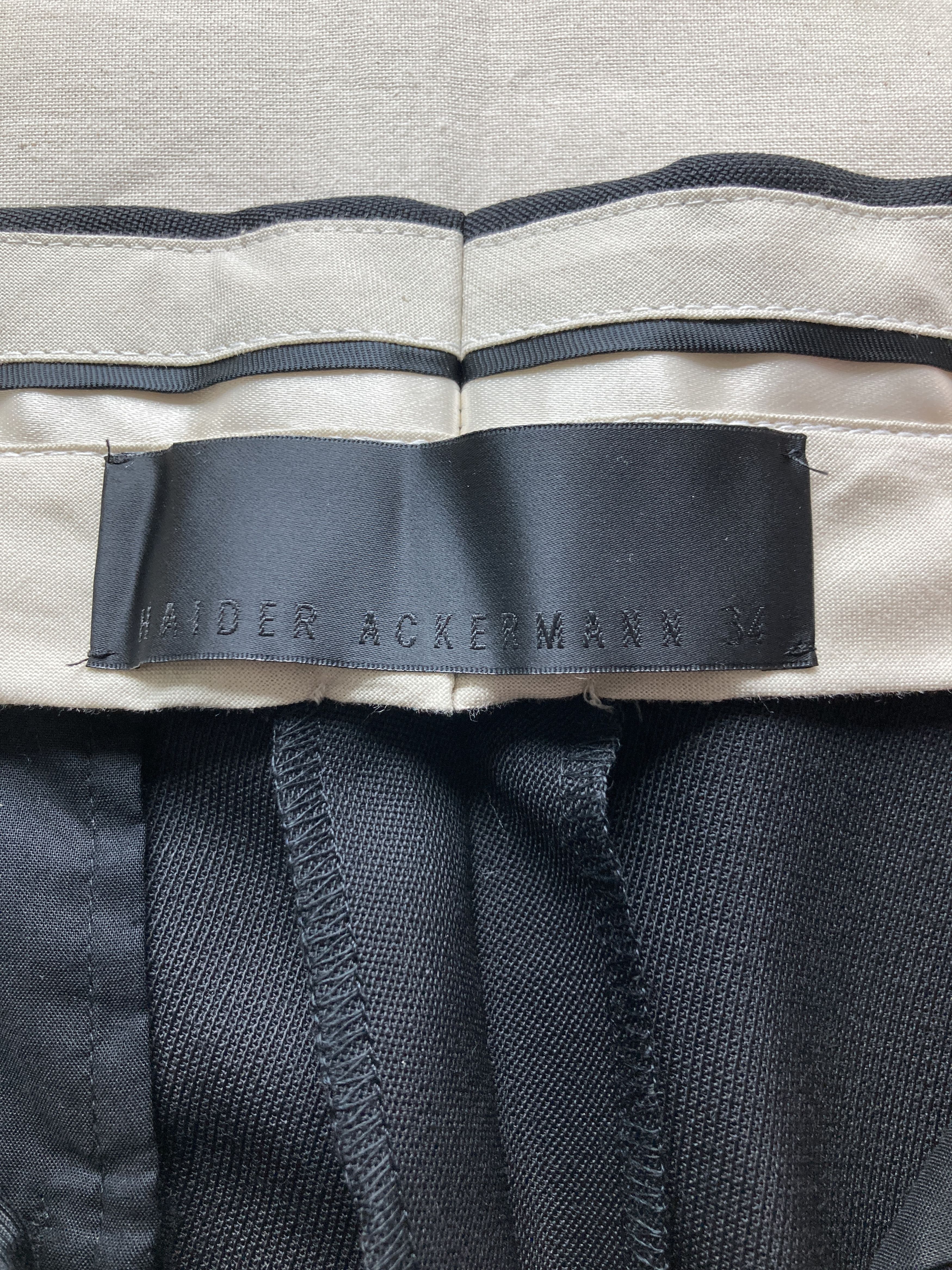 Haider Ackermann Striped Wool Trousers Size 25" / US 0 / IT 36 - 14 Thumbnail