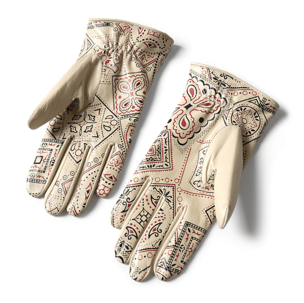 Kapital Leather COOKIE bandana glove Size ONE SIZE - 3 Thumbnail