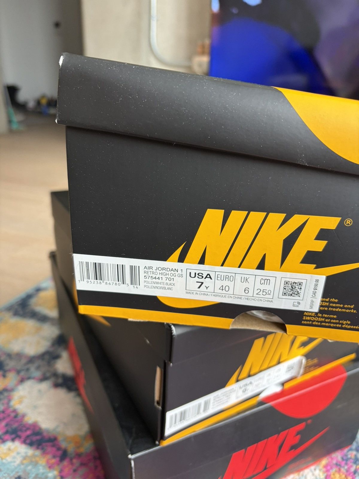 Jordan Brand Jordan 1 Pollens Women Size US 8.5 / IT 38.5 - 9 Thumbnail
