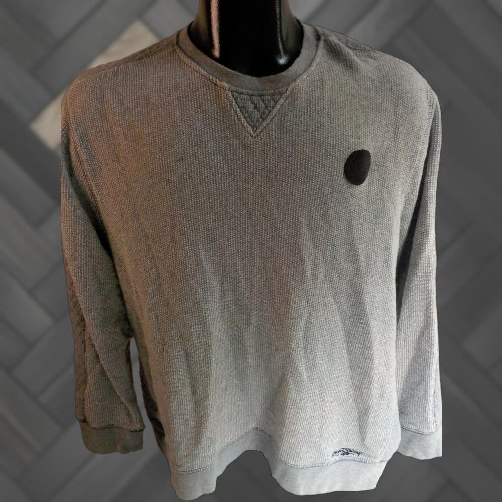 Disney DISNEY Twenty Eight & Main Crewneck Long Sleeve Sweater Men XL Gray Cotton Logo Chest Vintage DisneyTw enty Eight & Main Size US XL / EU 56 / 4 - 1 Thumbnail