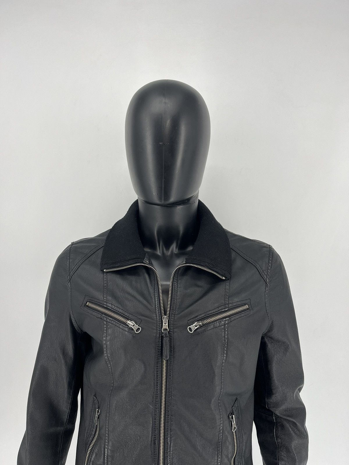 Vintage Poco Loco Leather jacket, koko Motorcycle Motorbike Biking Size US M / EU 48-50 / 2 - 1 Thumbnail