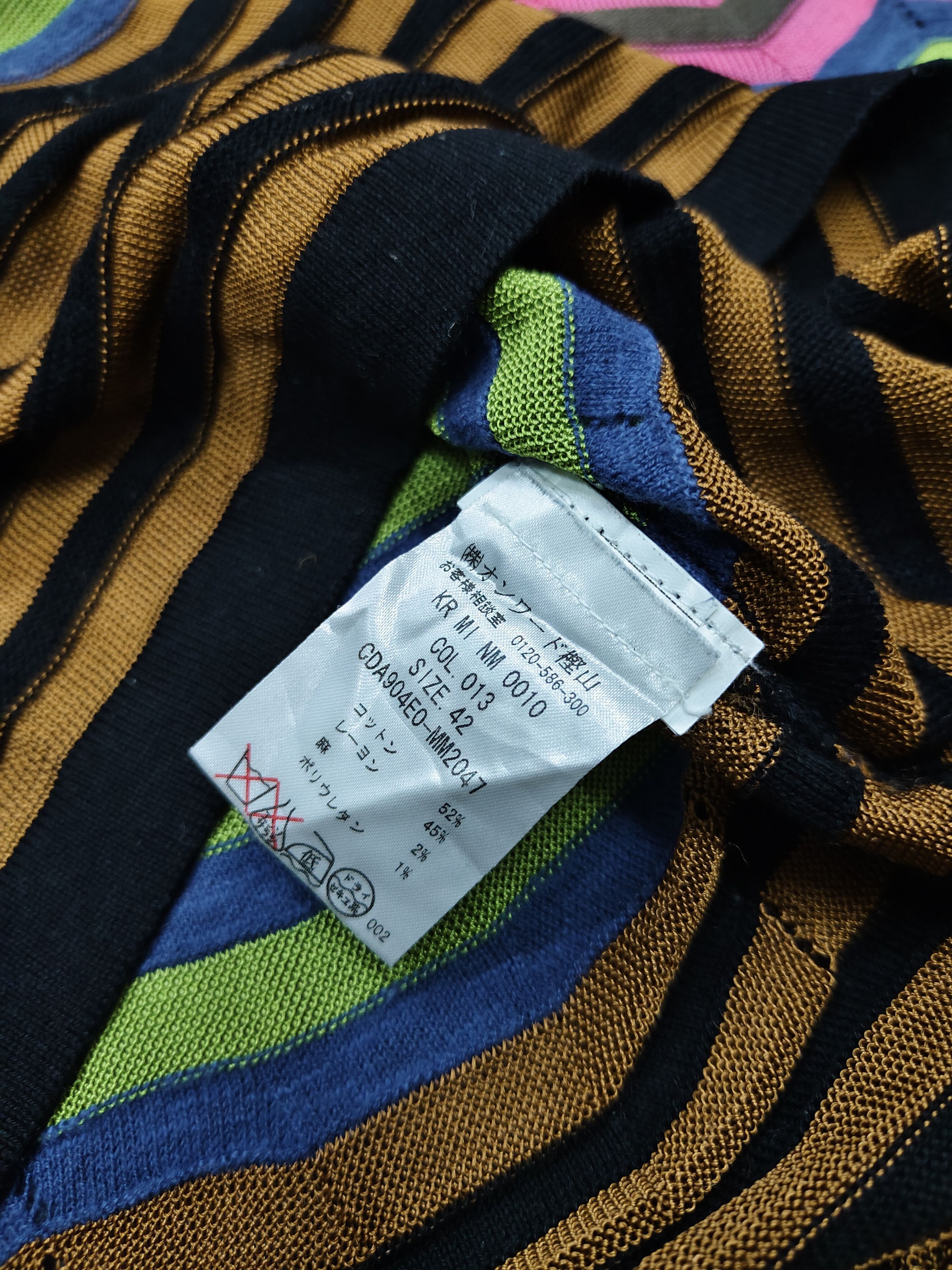 Missoni DOPE 🇮🇹 Missoni 🇮🇹 Laces Up Striped Multicolor Knitwear Size M / US 6-8 / IT 42-44 - 8 Thumbnail