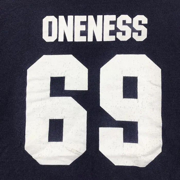 Anvil Vintage 90’ M-69 ONENESS JAPAN Natural Indigo Tee Shirt Size US M / EU 48-50 / 2 - 10 Thumbnail