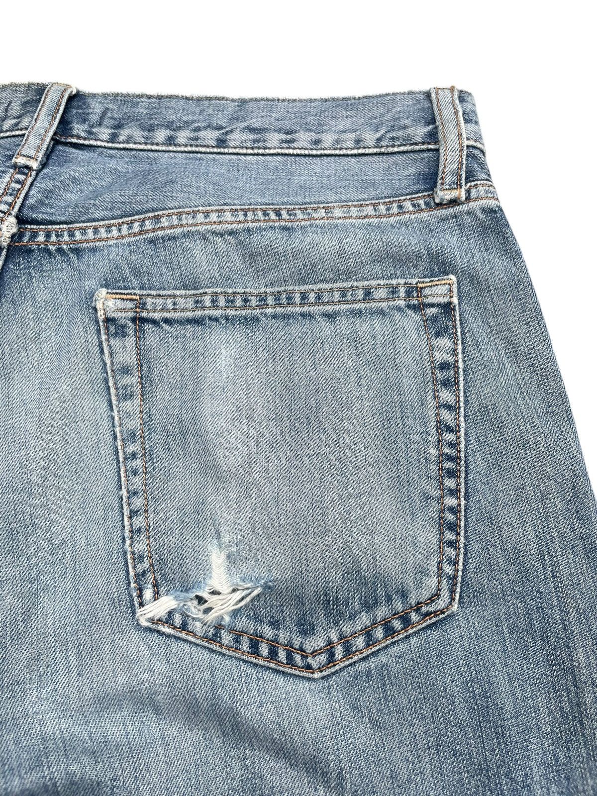 Japanese Brand × Uniqlo Uniqlo Selvedge Distresed Jeans Size US 35 - 10 Thumbnail