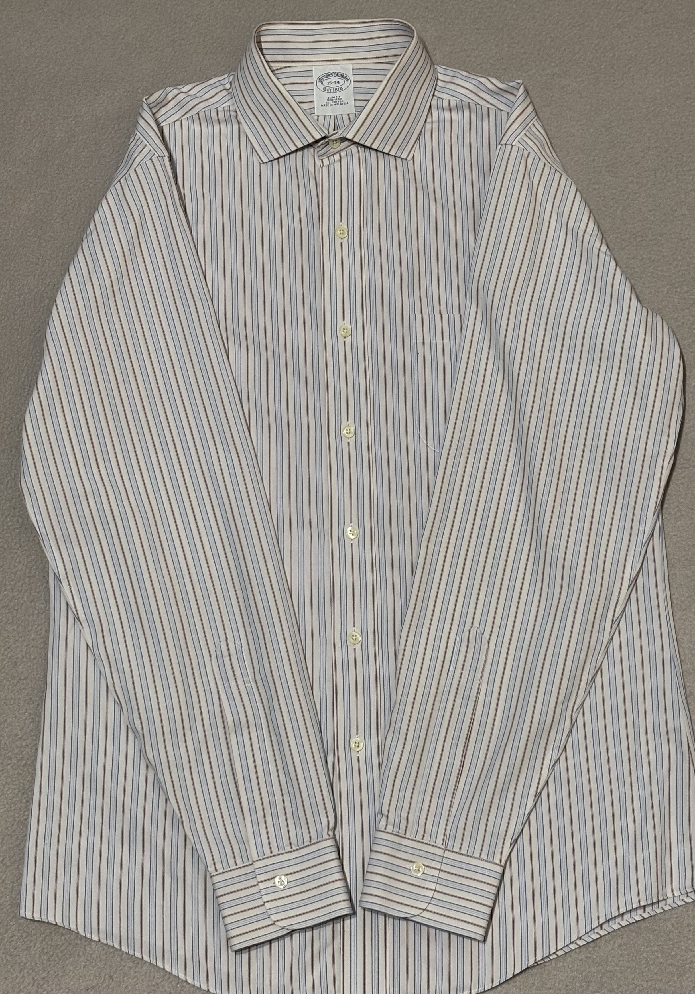 Brooks Brothers Brooks Brothers vintage shirt size 34 Size US M / EU 48-50 / 2 - 6 Thumbnail
