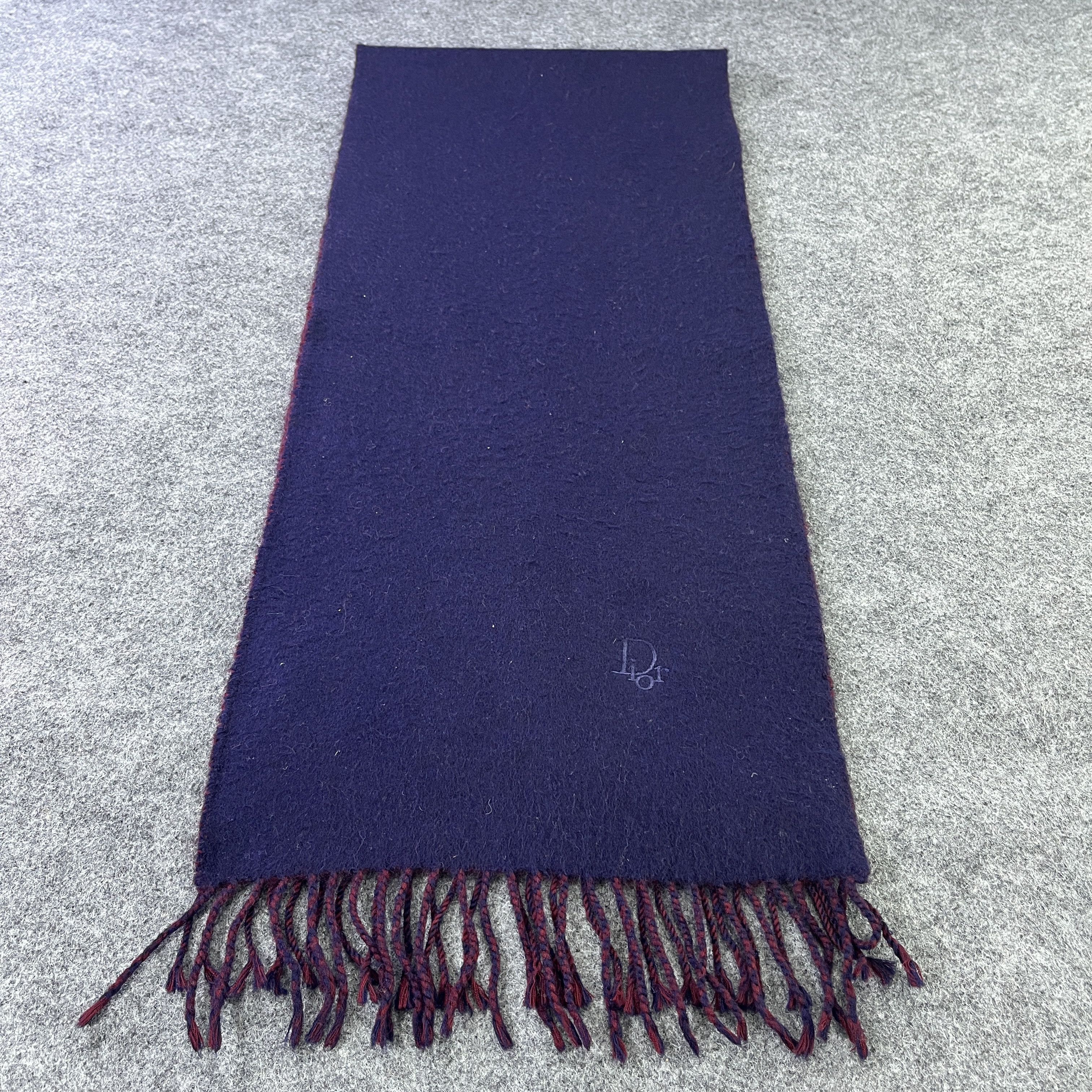 Vintage Vintage Dior Cashmere Scarf / Muffler / Neckwear T848 Size ONE SIZE - 2 Thumbnail