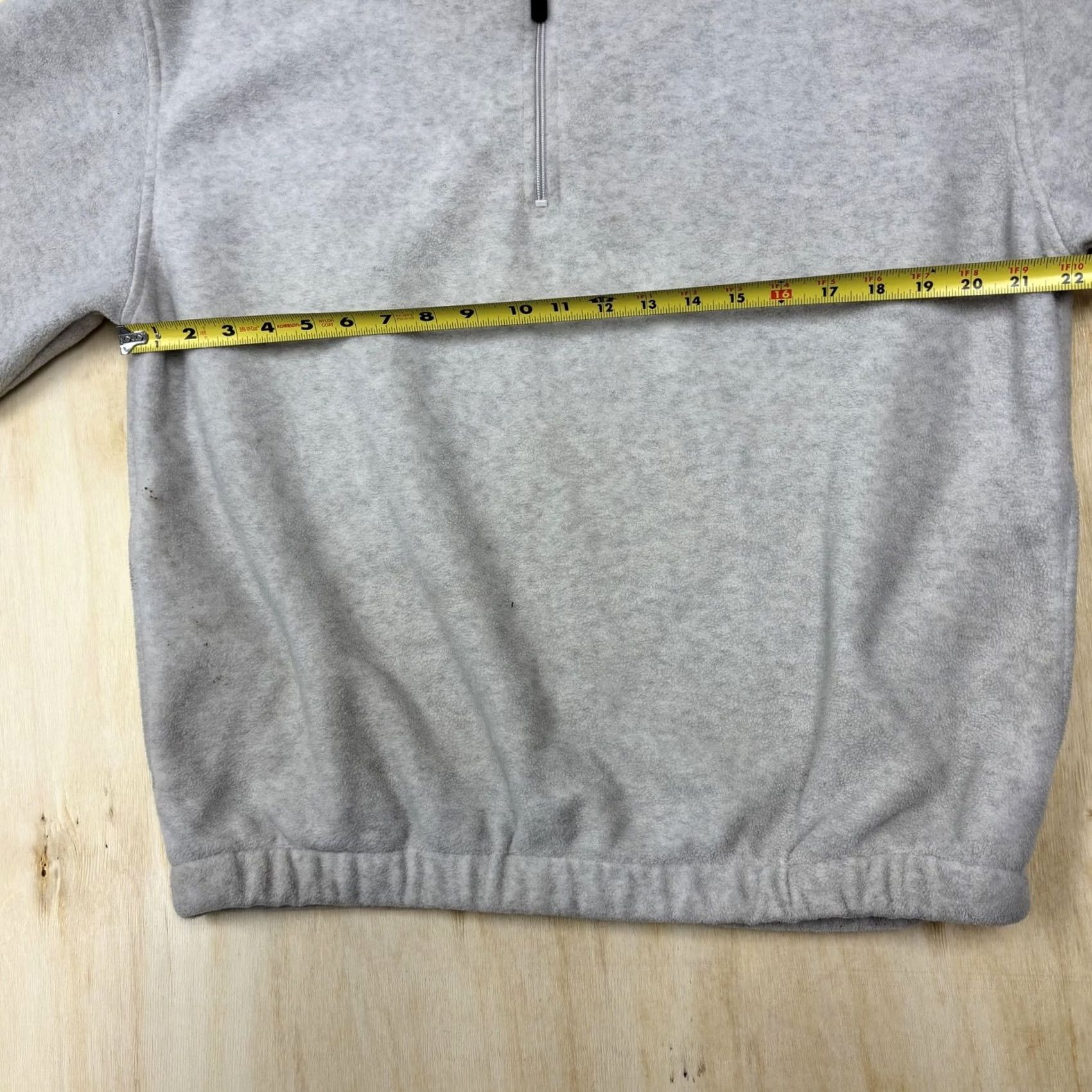 Croft & Barrow Croft & Barrow SPORT Sweatshirt Mens Medium Gray Fleece 1/4 Zip Pullover Size US M / EU 48-50 / 2 - 6 Thumbnail