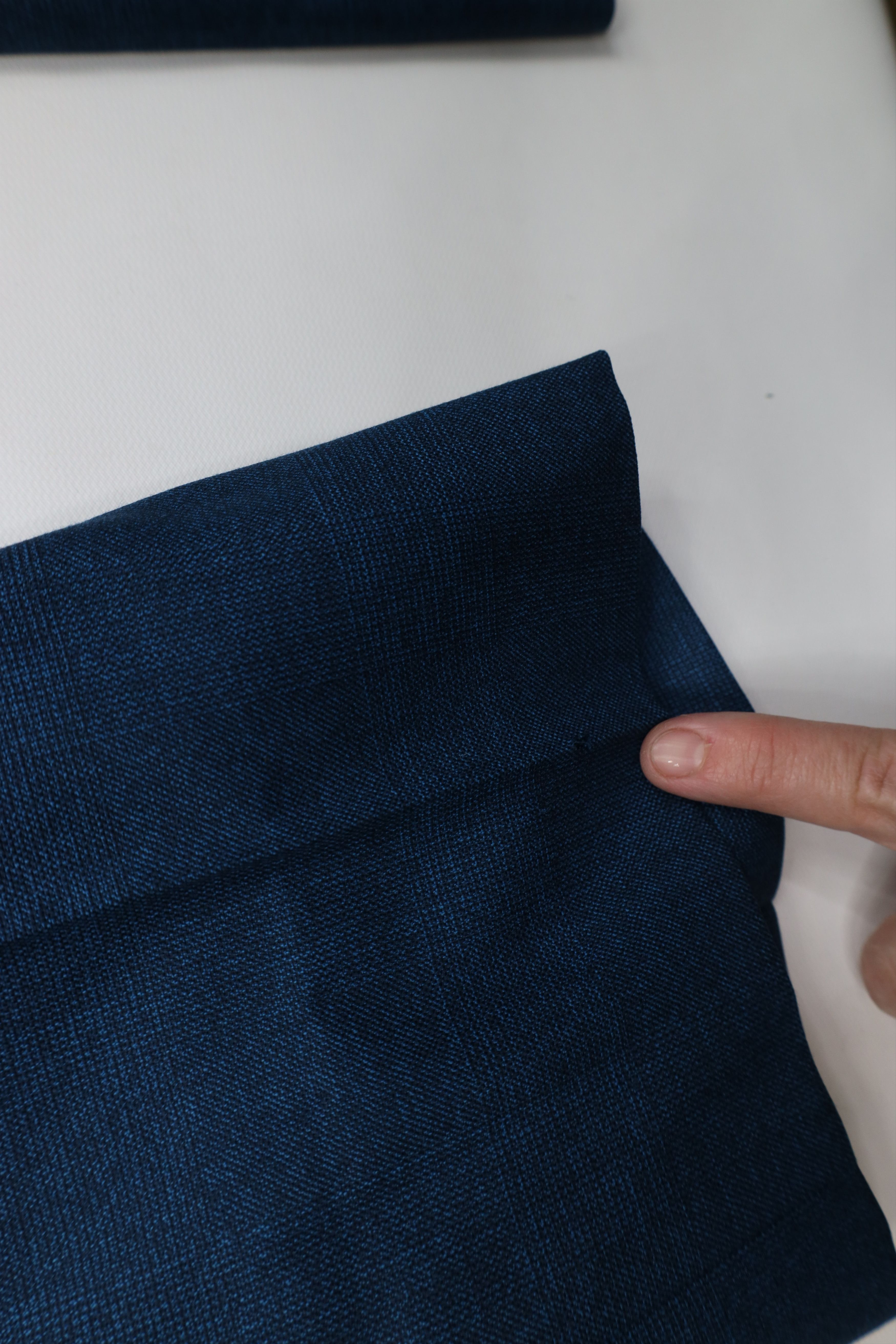 Vintage Vintage 50s Streetwear Gabardine Blend Chino Pants Blue USA Size US 36 / EU 52 - 12 Thumbnail
