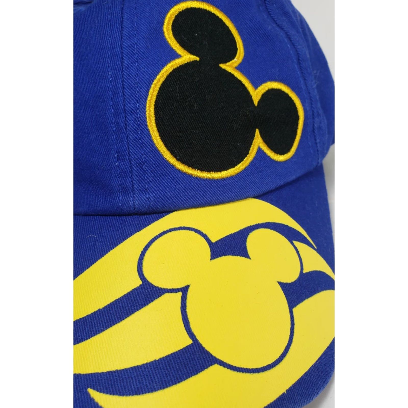 Disney Disney Mickey Mouse Strapback Baseball Hat Cap - Unisex Adults, Adjustable, Twill, Cotton, Multicolor, 90s Logo, Disney Oceaneer Cruises Size ONE SIZE - 6 Thumbnail