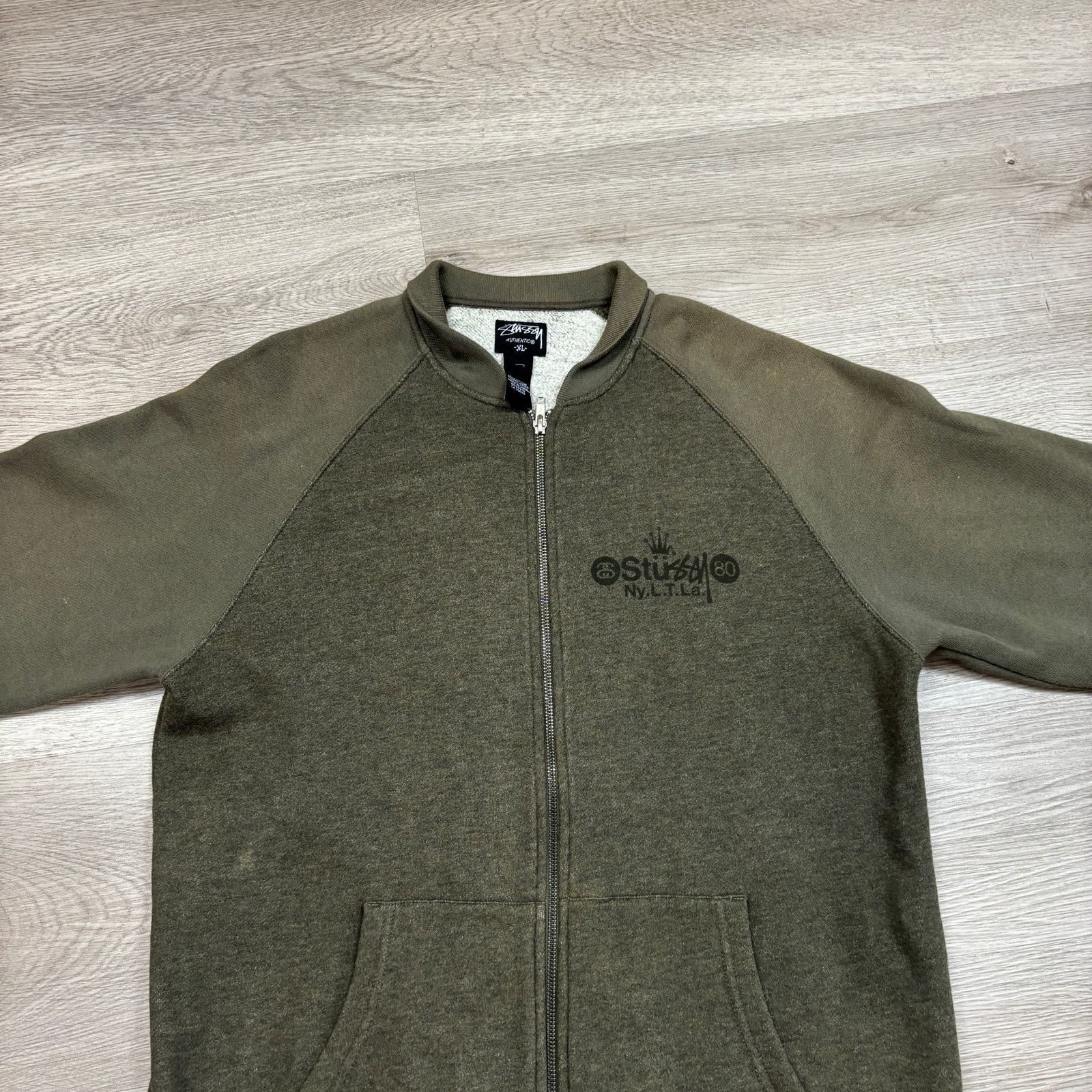 Stussy × Vintage VTG Stussy NYLTLA Full Zip Track Sweatshirt Jacket Men's XL Size US XL / EU 56 / 4 - 2 Thumbnail