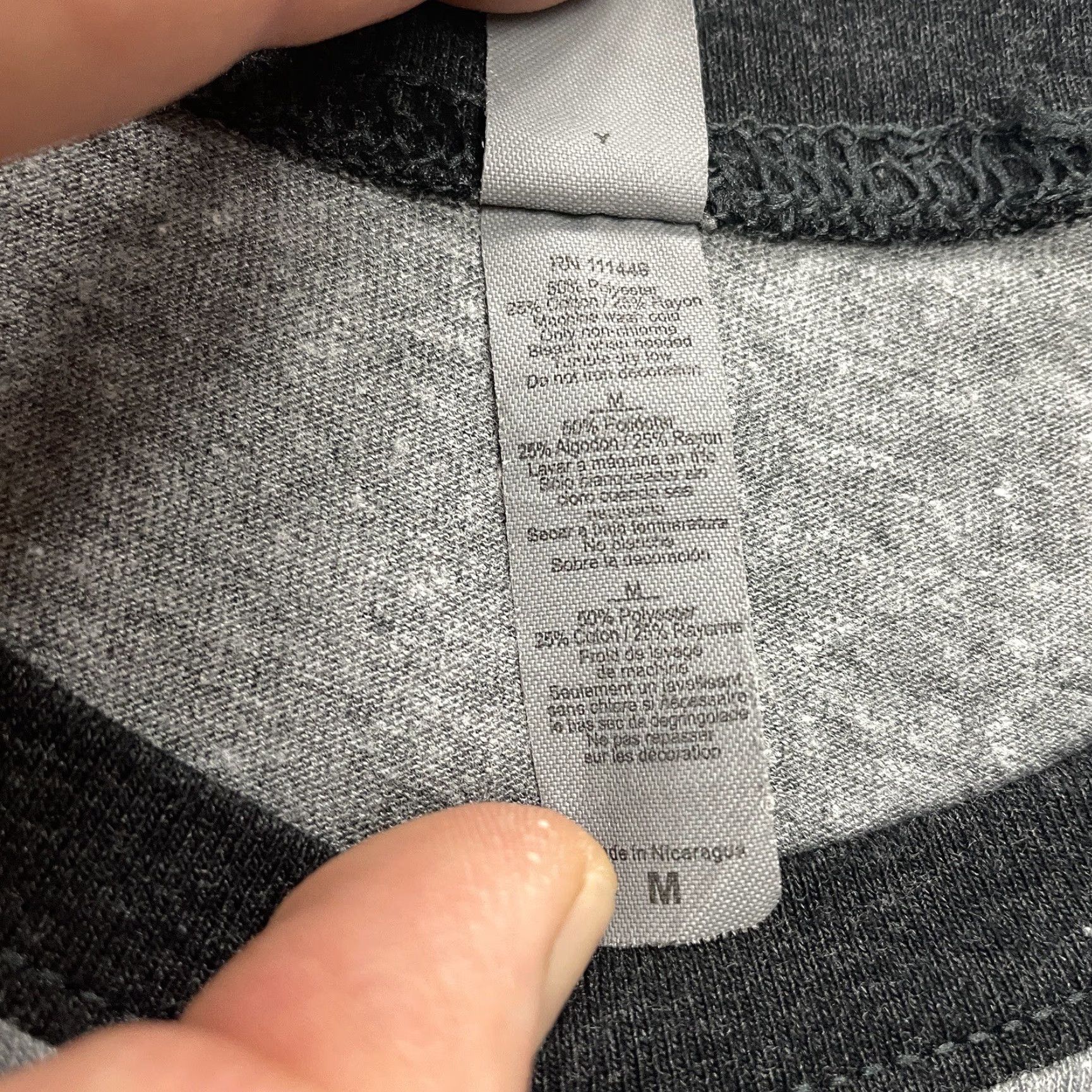 Next Level Next Level Shirt Adult Medium Gray Raglan Baseball Tee Barnegat Volleyball Logo Size US M / EU 48-50 / 2 - 3 Thumbnail