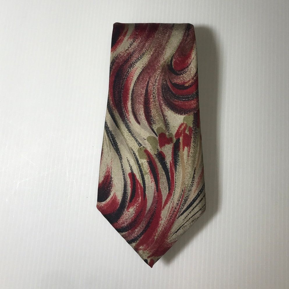 Other Giovanni Swirl Abstract Silk Necktie Size ONE SIZE - 1 Thumbnail