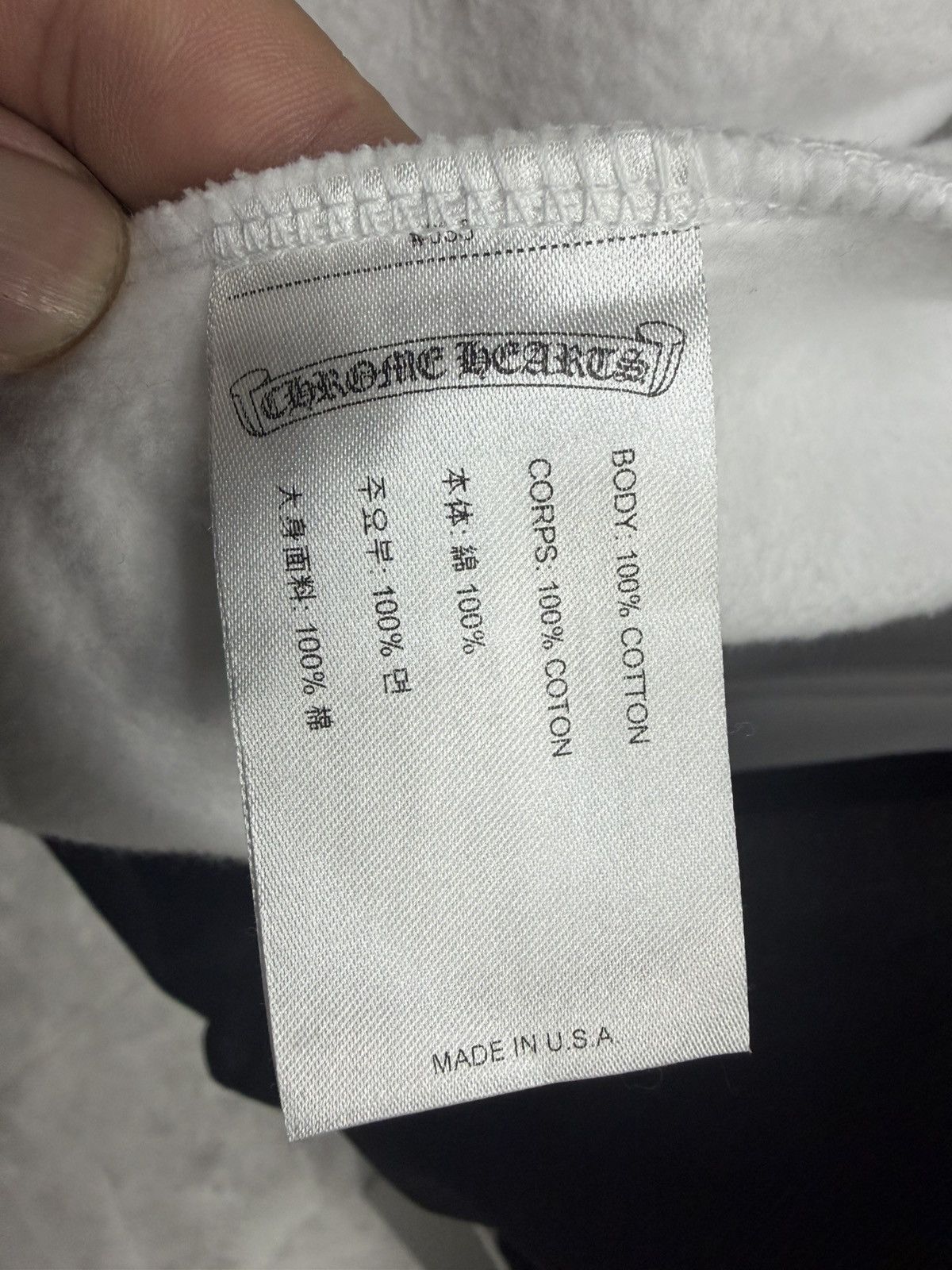 Chrome Hearts Chrome HeartsBeaded Horseshoe White Zip Up Hoodie Size US L / EU 52-54 / 3 - 7 Thumbnail