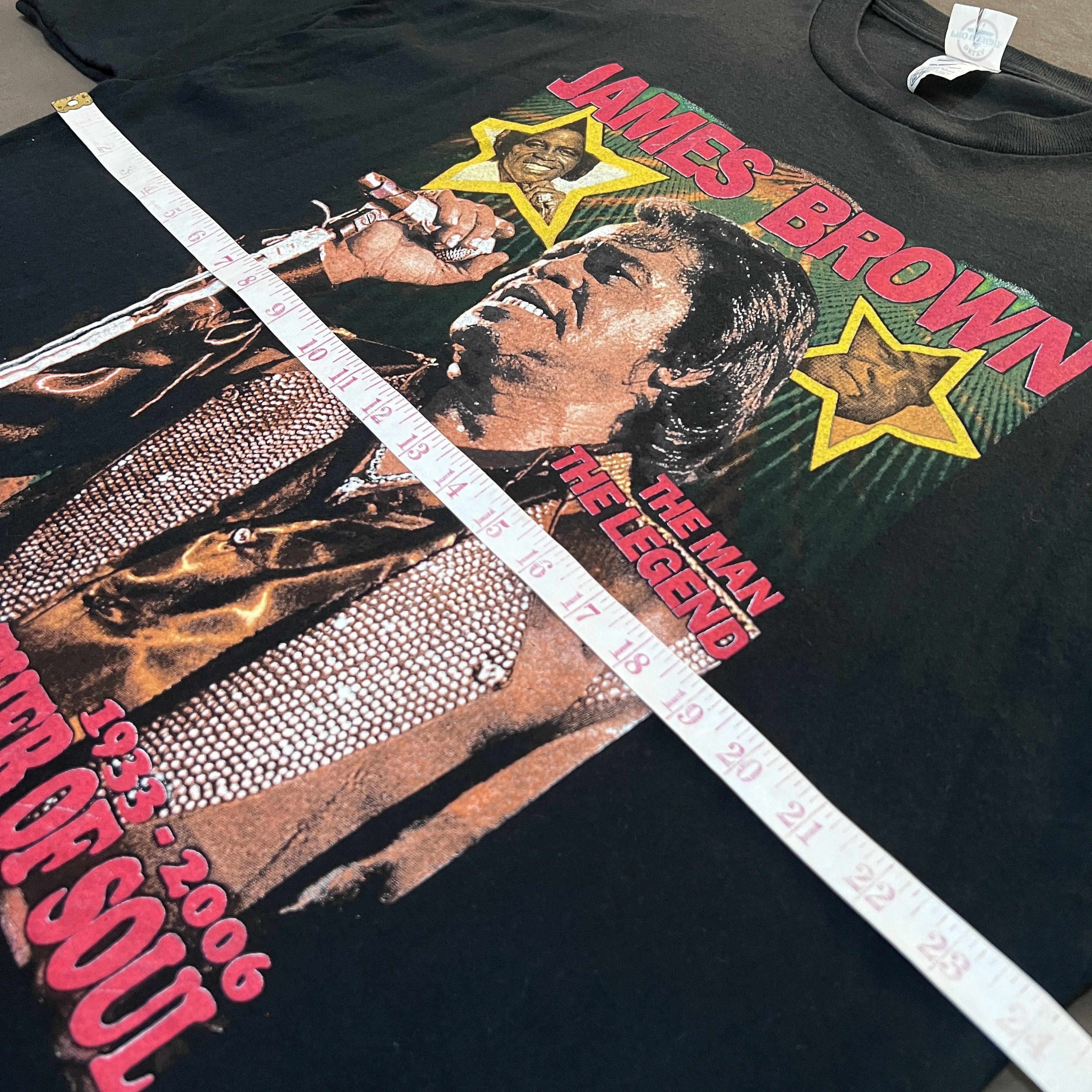 Band Tees × Rap Tees × Vintage Vintage Y2K James Brown The Godfather of Soul Promo Tee 2XL Size US XXL / EU 58 / 5 - 12 Thumbnail