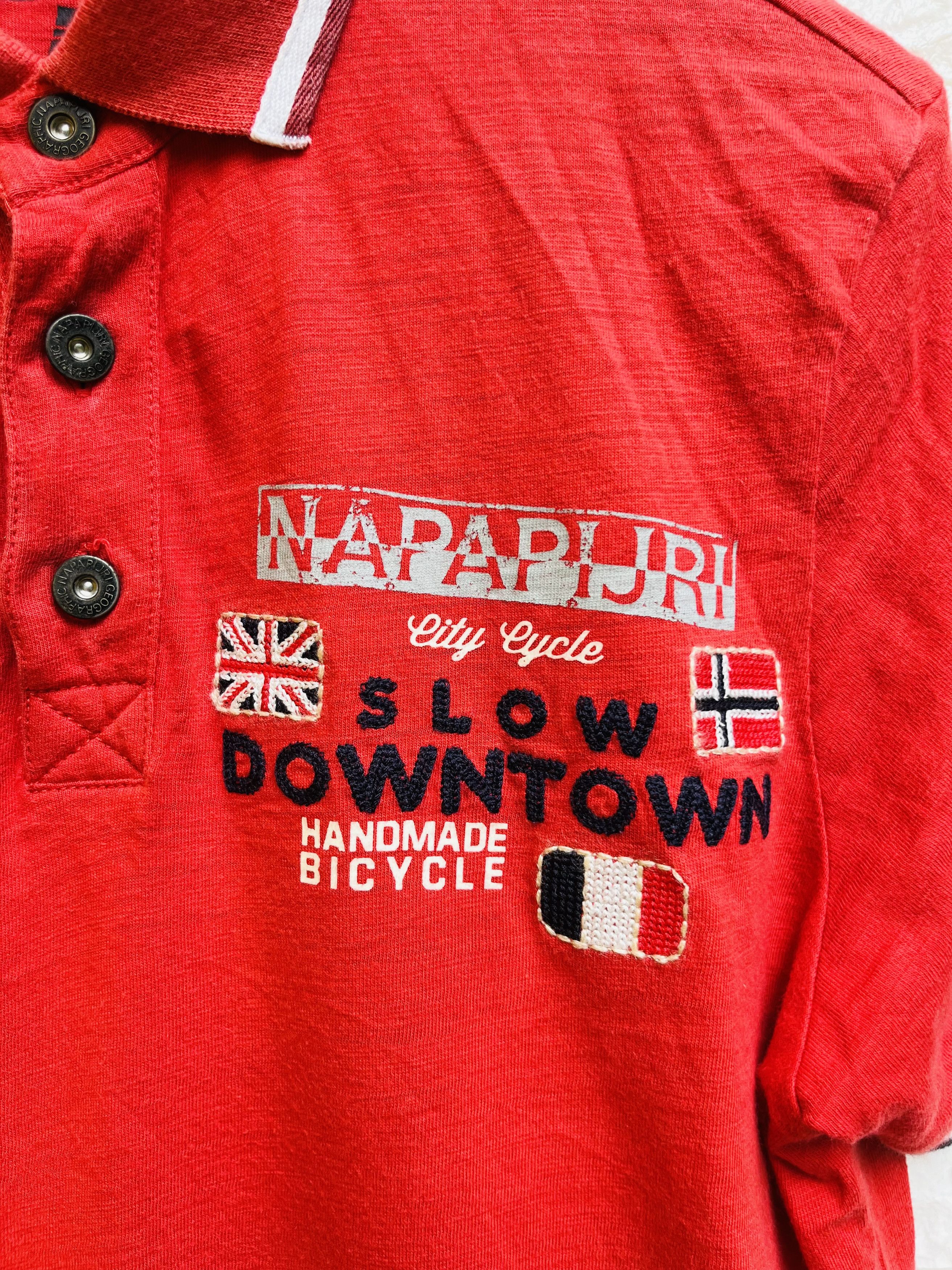 Napapijri × Vintage Vintage Napapijri Slow Down Town Designer Fashion Style Size US M / EU 48-50 / 2 - 5 Thumbnail
