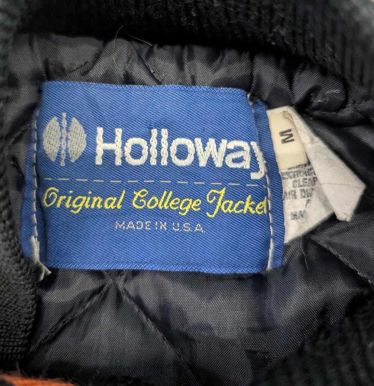 Vintage Vintage 90s Van Buren Black Knights Holloway Varsity Jacket Size US M / EU 48-50 / 2 - 4 Thumbnail