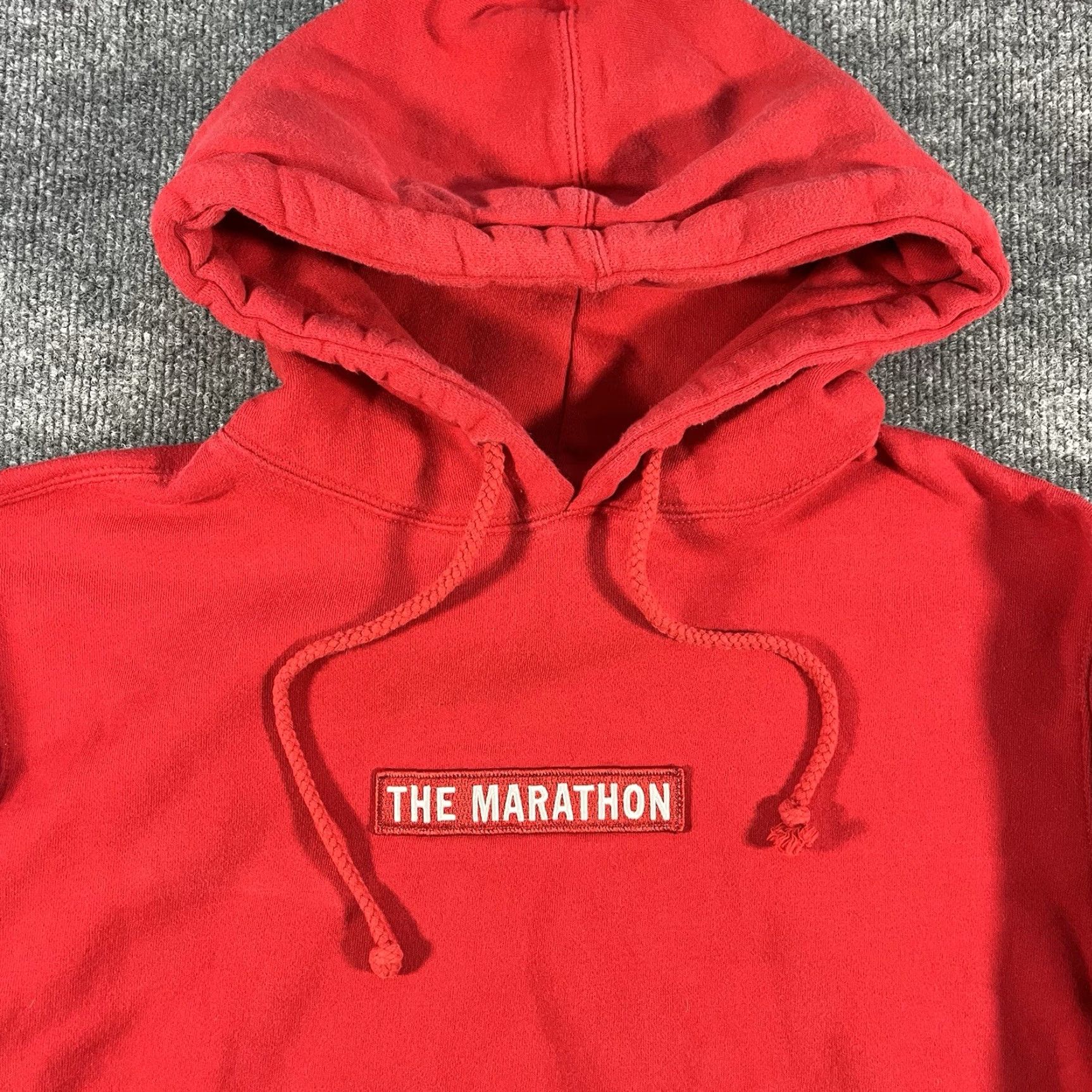 Vintage The Marathon TMC Red Graphic Pullover Hoodie Mens Small Nipsey Hussle Size US S / EU 44-46 / 1 - 2 Thumbnail