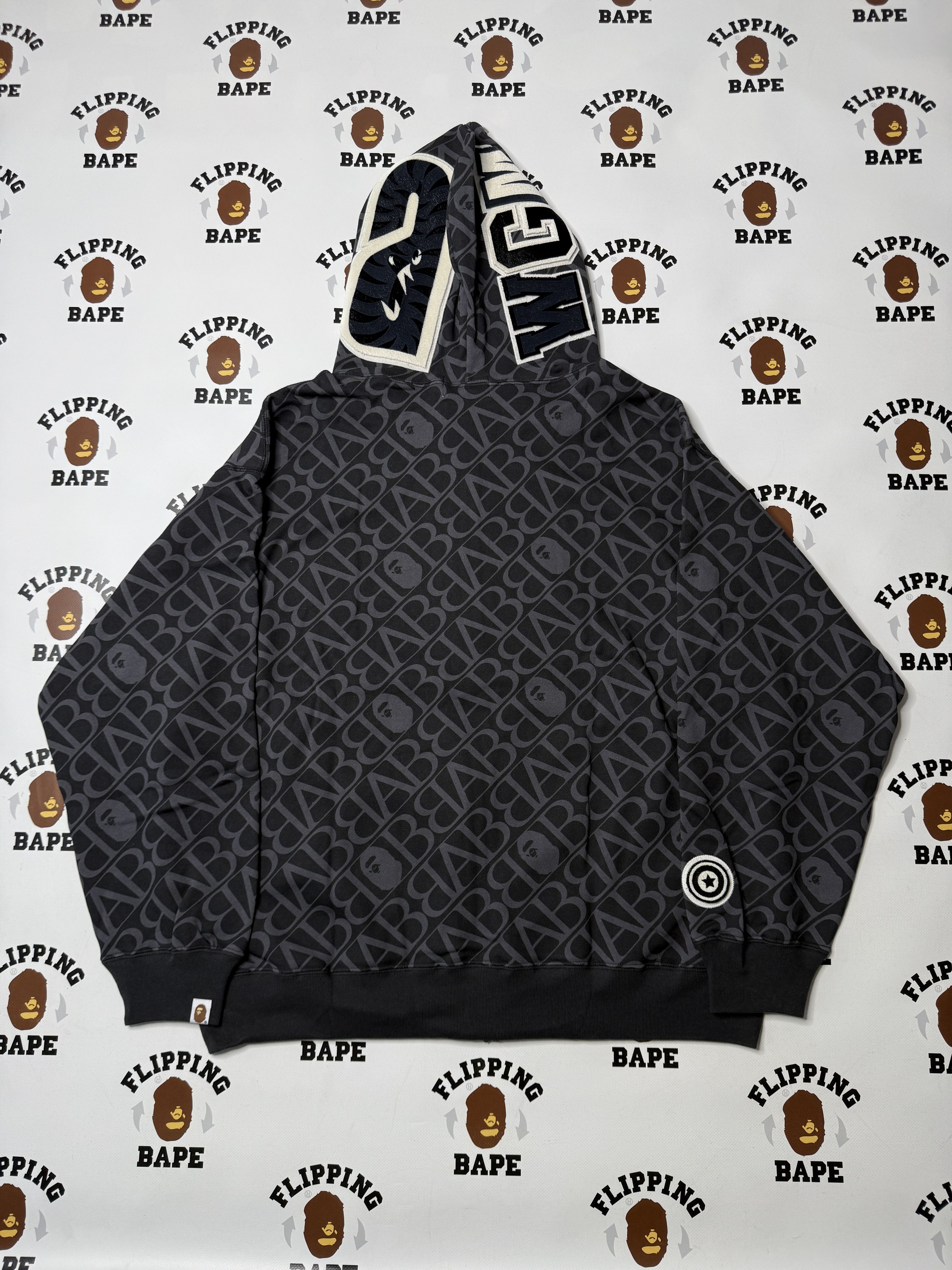 Bape SPORT MONOGRAM SHARK HOODIE Size US XL / EU 56 / 4 - 8 Thumbnail