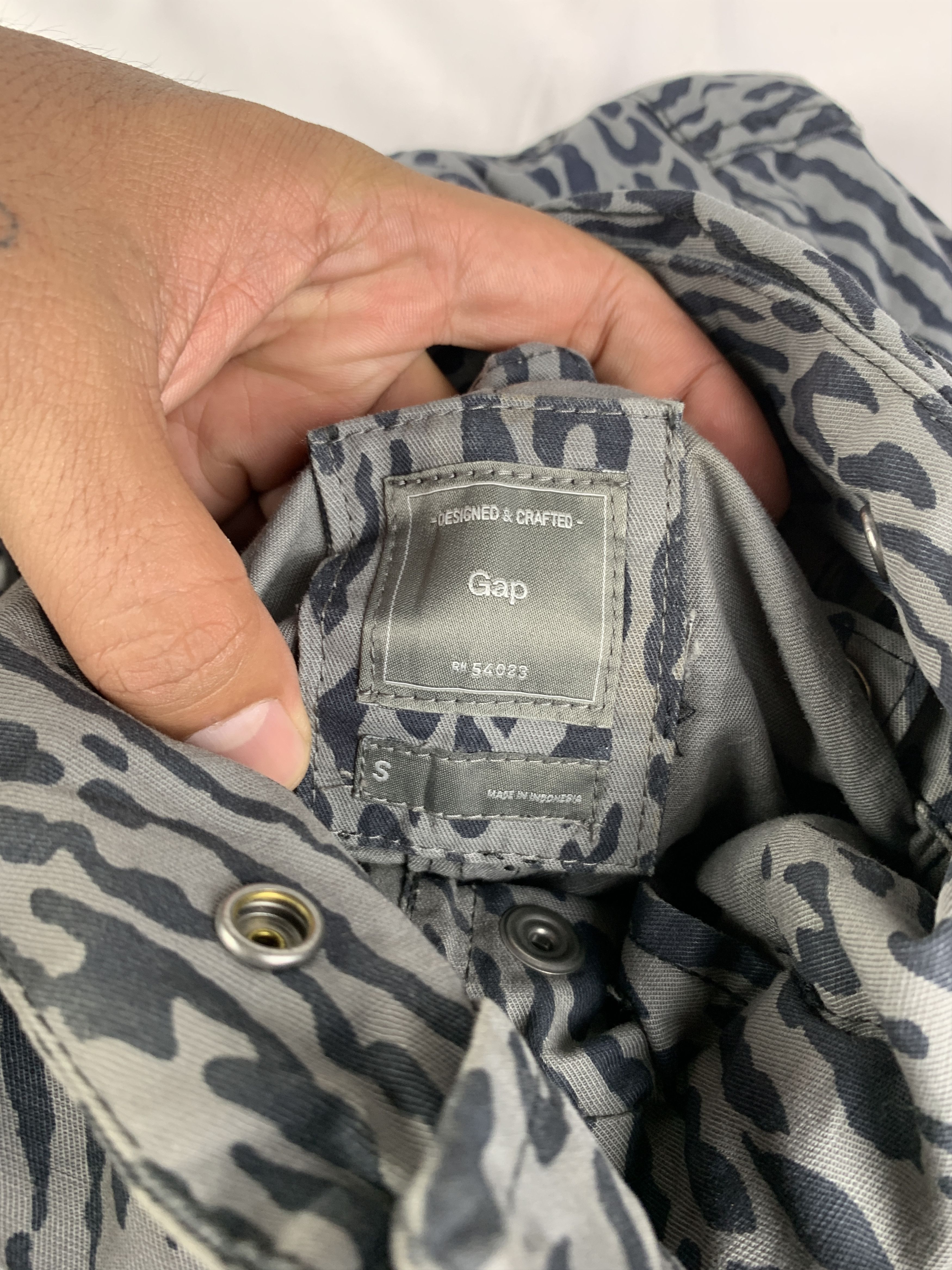 Gap GAP Leopard Camo Fishtail Parka (S) Size US S / EU 44-46 / 1 - 8 Thumbnail