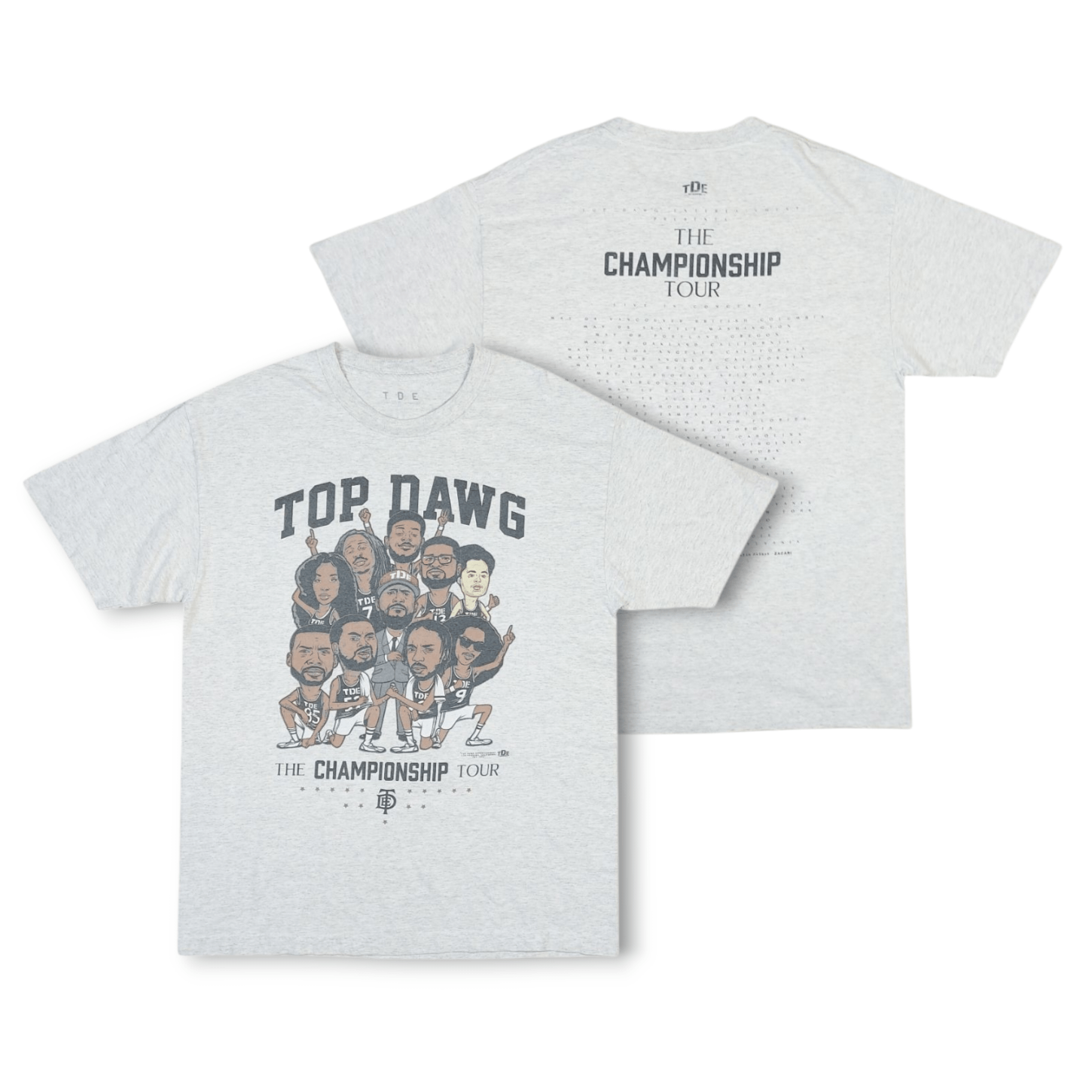 Band Tees × Kendrick Lamar × Top Dawg Entertainment TDE Top Dawg Entertainment EST 2006 Championship Tour TEE Size US L / EU 52-54 / 3 - 1 Thumbnail