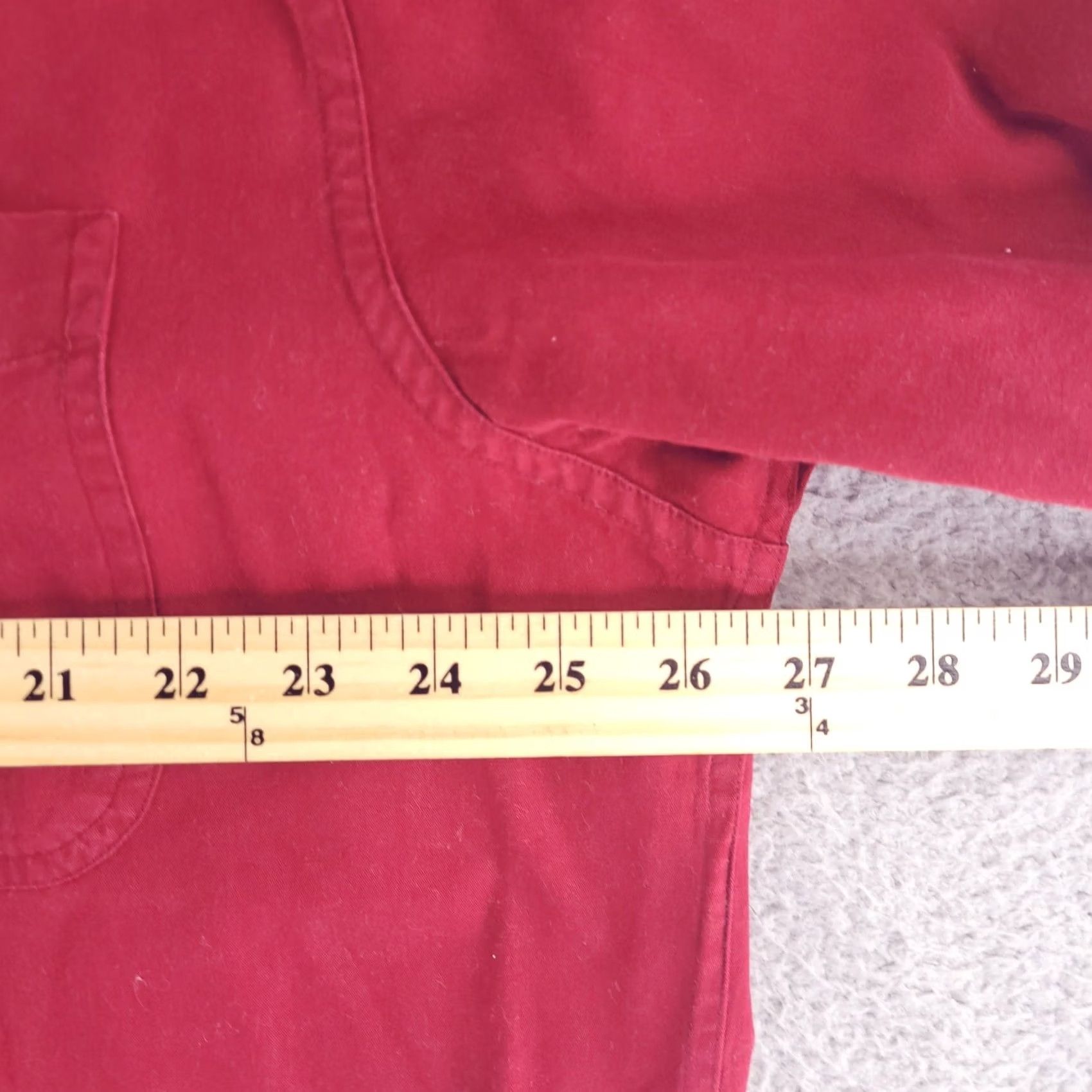 Chaps Chaps Shirt Mens XL Red Long Sleeve Button-Up Oxford casual Size US XL / EU 56 / 4 - 6 Thumbnail