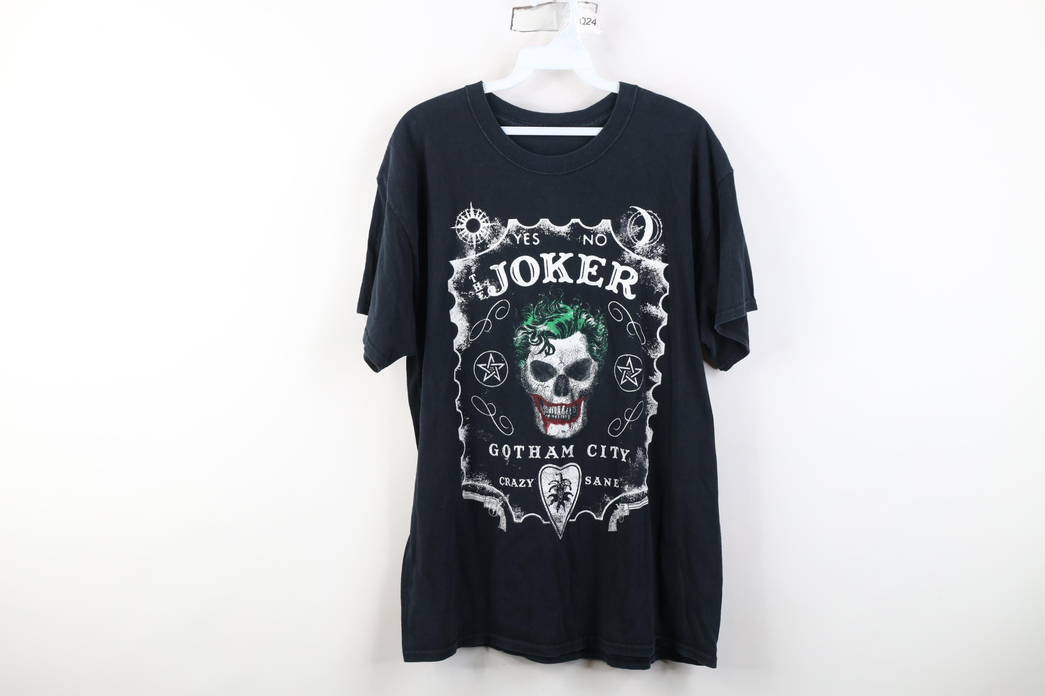 Vintage Vintage Y2K Batman The Joker Gotham Short Sleeve T-Shirt Size US L / EU 52-54 / 3 - 1 Thumbnail