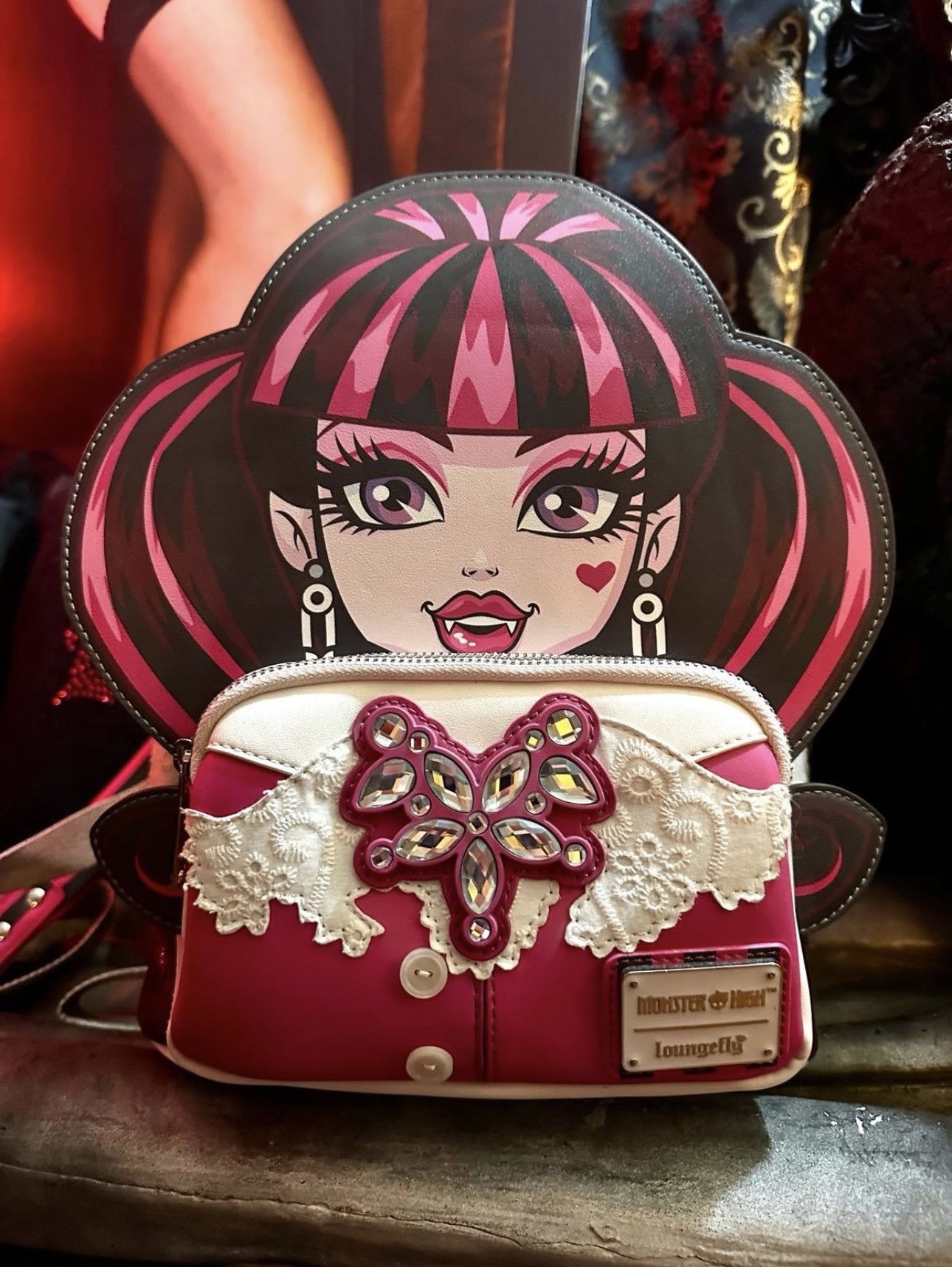 Other Loungefly Monster High Draculaura Backpack Size ONE SIZE - 1 Thumbnail