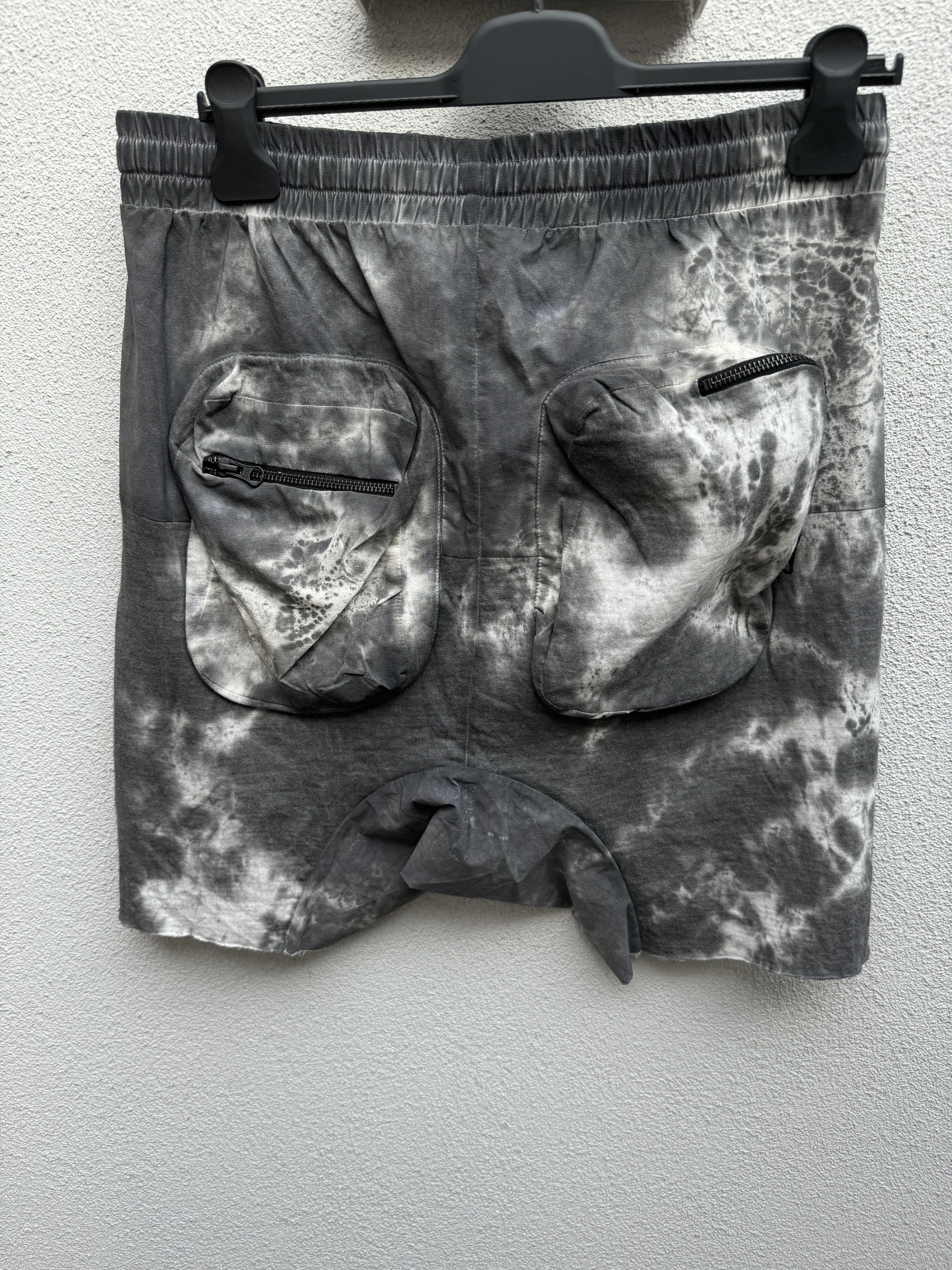Thom Krom Thom Krom Grey White Purple Marble Tie Dye Shorts M Size US 32 / EU 48 - 3 Thumbnail