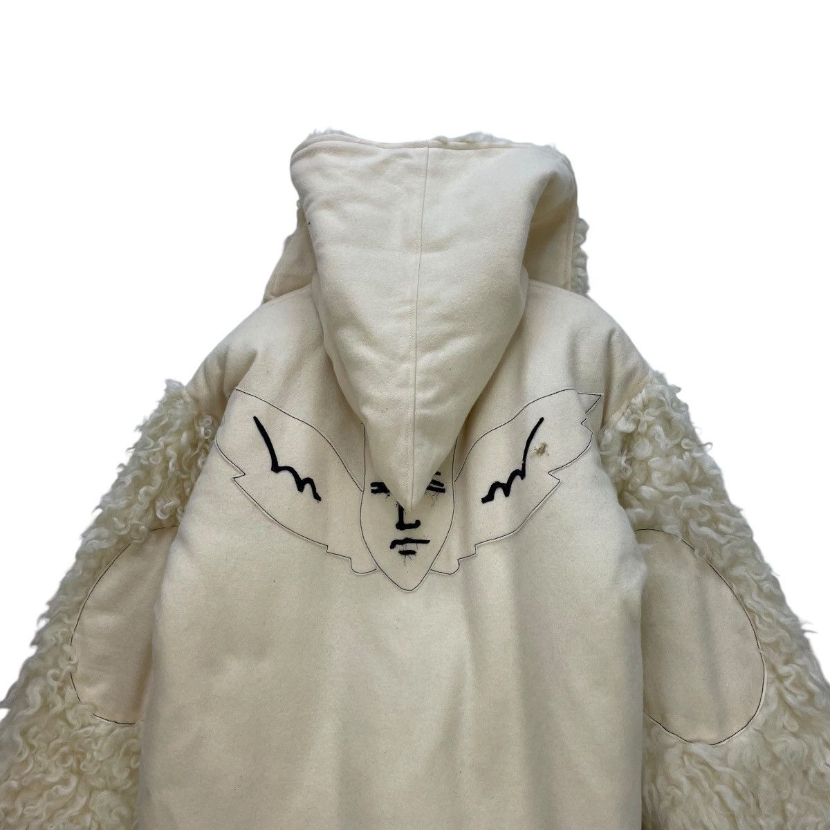 🔥Vintage 80s Jean Charles Castelbajec Faux Fur Hooded