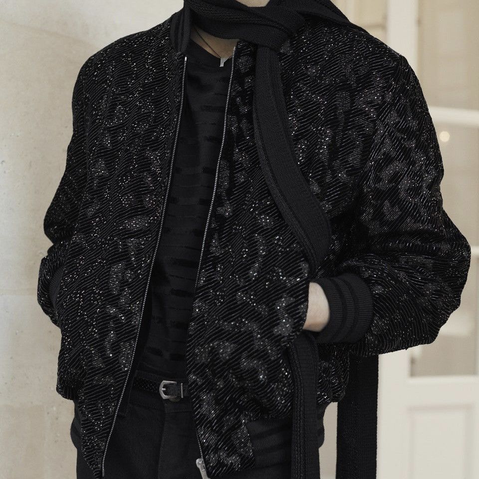Saint Laurent Paris Saint Laurent Embellished Jacket in Medium Size US M / EU 48-50 / 2 - 1 Thumbnail