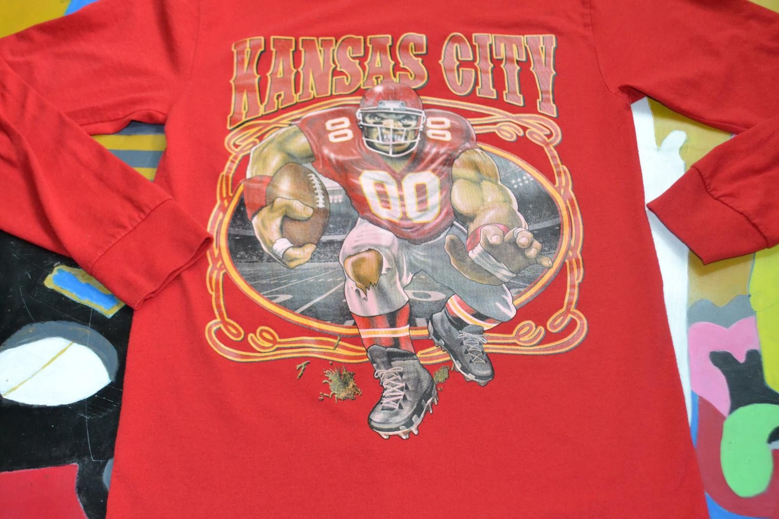 Unknown London Vintage Kansas City Long Sleeve T-Shirt Size US L / EU 52-54 / 3 - 3 Thumbnail