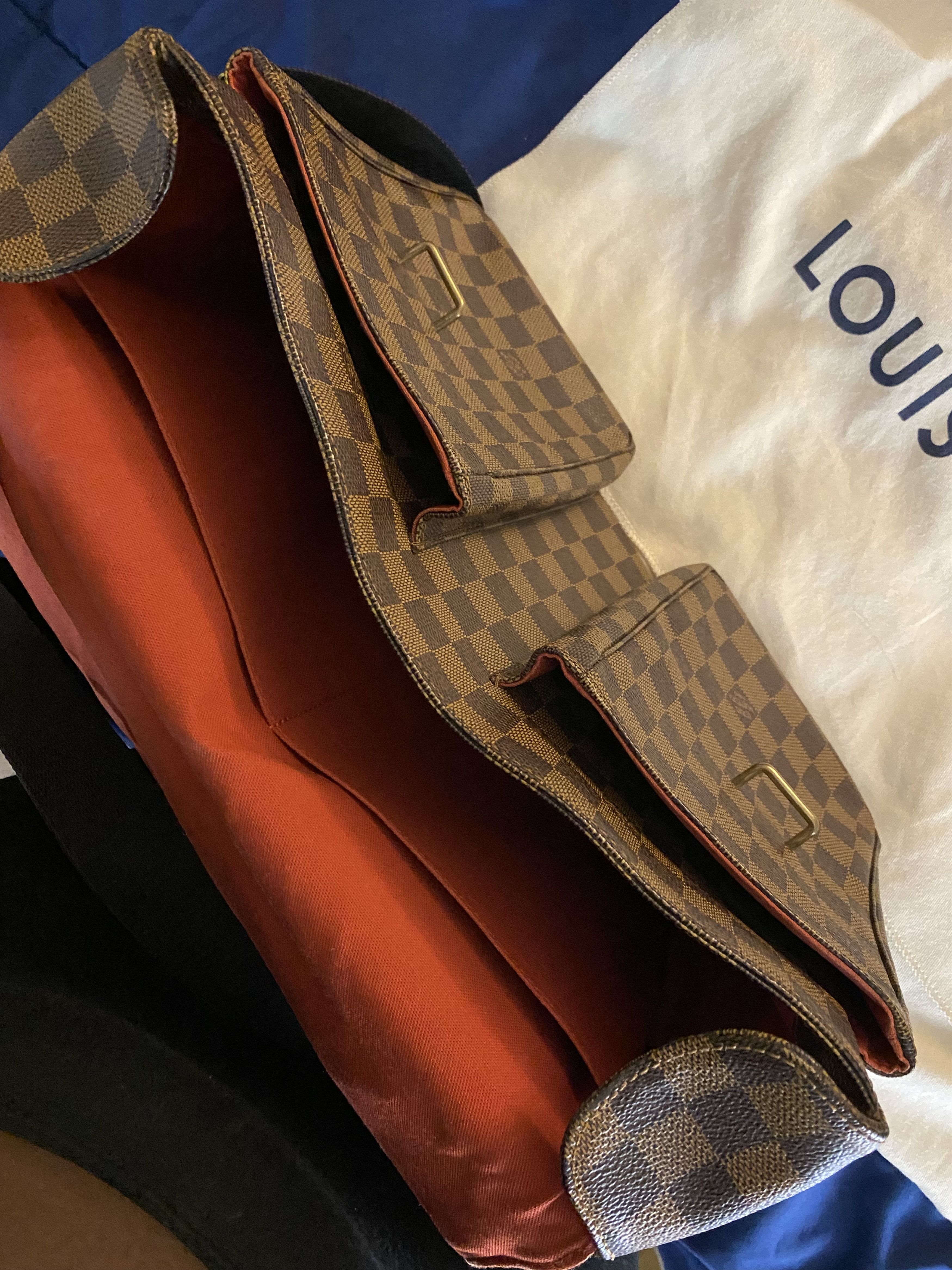 Louis Vuitton Louis Vuitton Damier Ebene Broadway Messenger Bag 2001 Size ONE SIZE - 11 Thumbnail