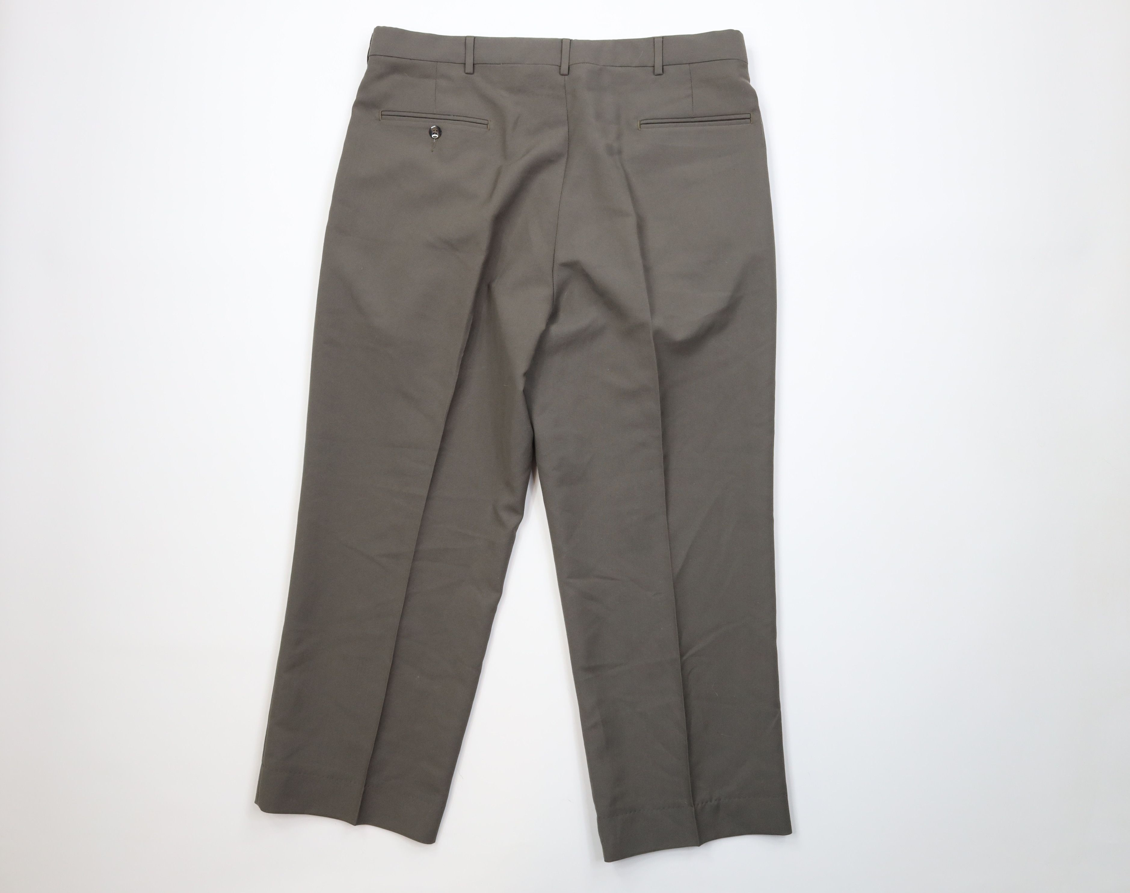 Vintage Vintage 90s Streetwear Knit Wide Leg Chino Pants Gray Size US 38 / EU 54 - 10 Thumbnail