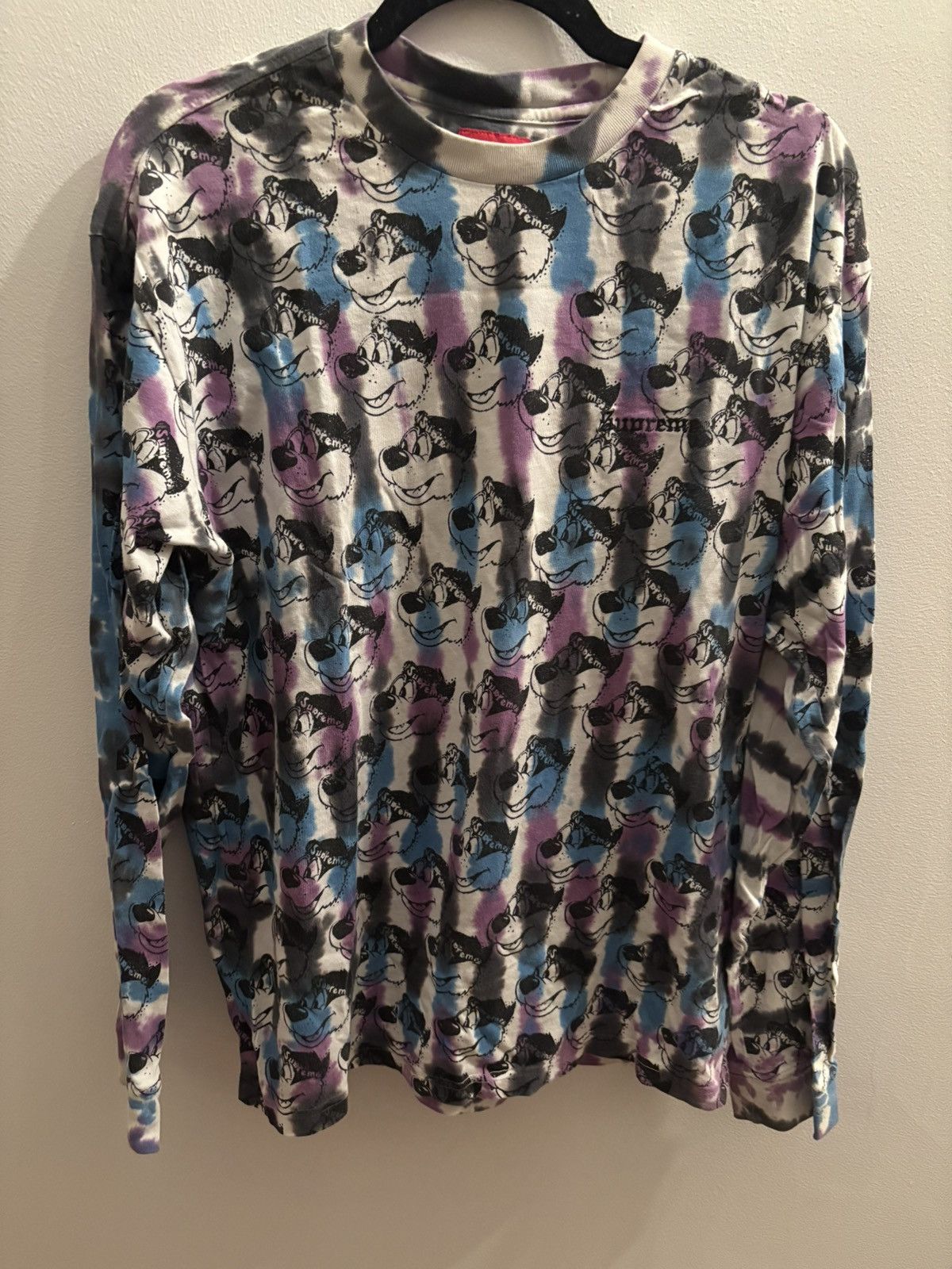 Supreme Supreme Dog Face Long Sleeve T Shirt Size US M / EU 48-50 / 2 - 1 Thumbnail