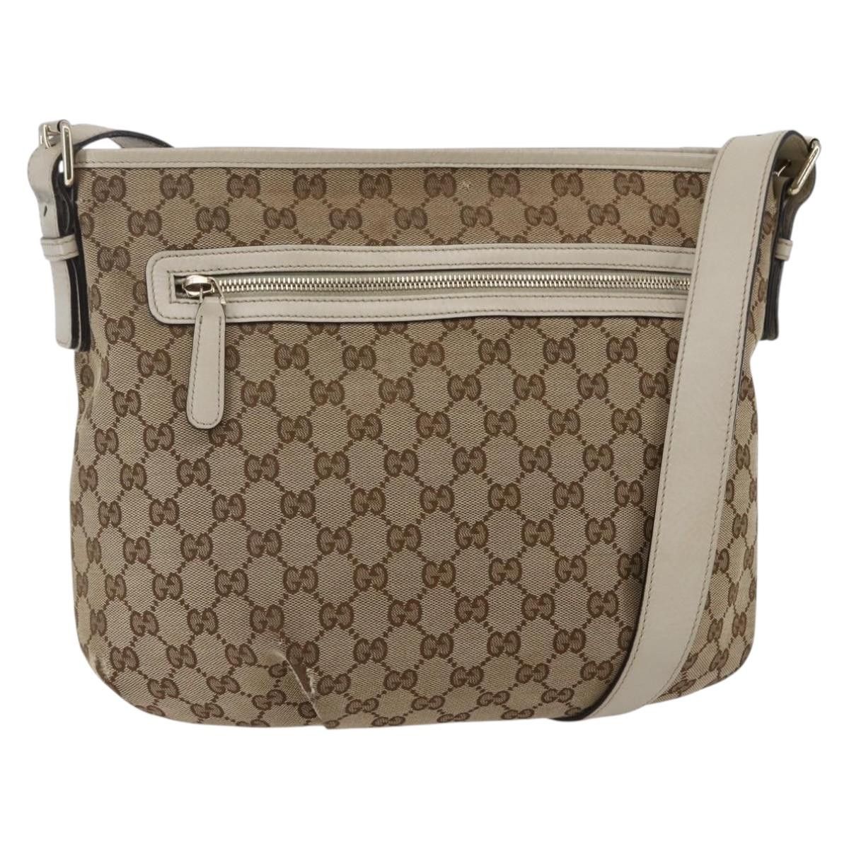 Gucci GUCCI GG Canvas Shoulder Bag Outlet Beige Size ONE SIZE - 1 Thumbnail