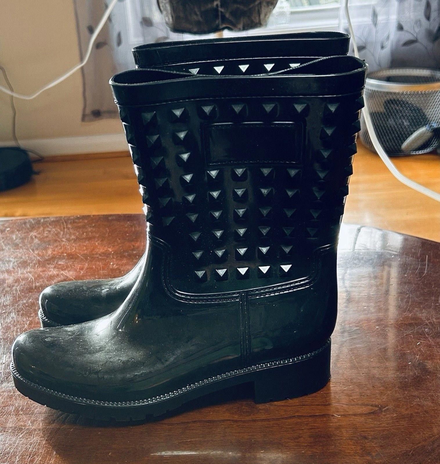 Other Personal Identity Grunge Goth Whimsy Core Black Spike Rain Size US 9 / IT 39 - 2 Thumbnail