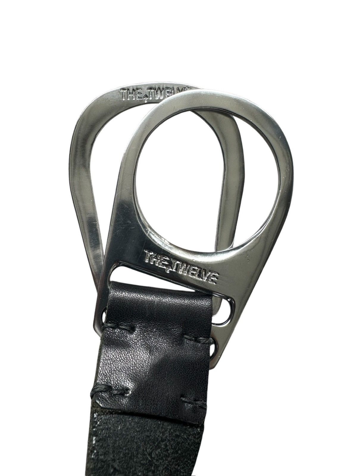 Ato Matsumoto 2000's The Twelve double ring buckle leather belt Size ONE SIZE - 6 Thumbnail