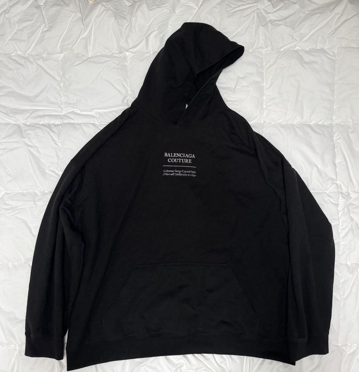 Balenciaga Balenciaga Couture Oversized Hoodie Size US XS / EU 42 / 0 - 1 Thumbnail