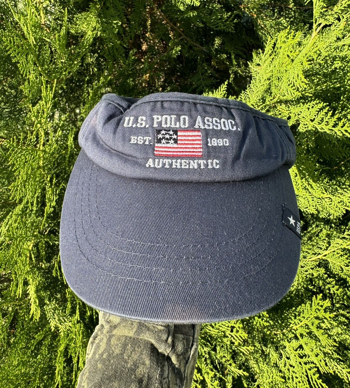 U.S. Polo Assn. × Vintage US Polo Assoc Visor Cap Vintage USA Size ONE SIZE - 1 Thumbnail