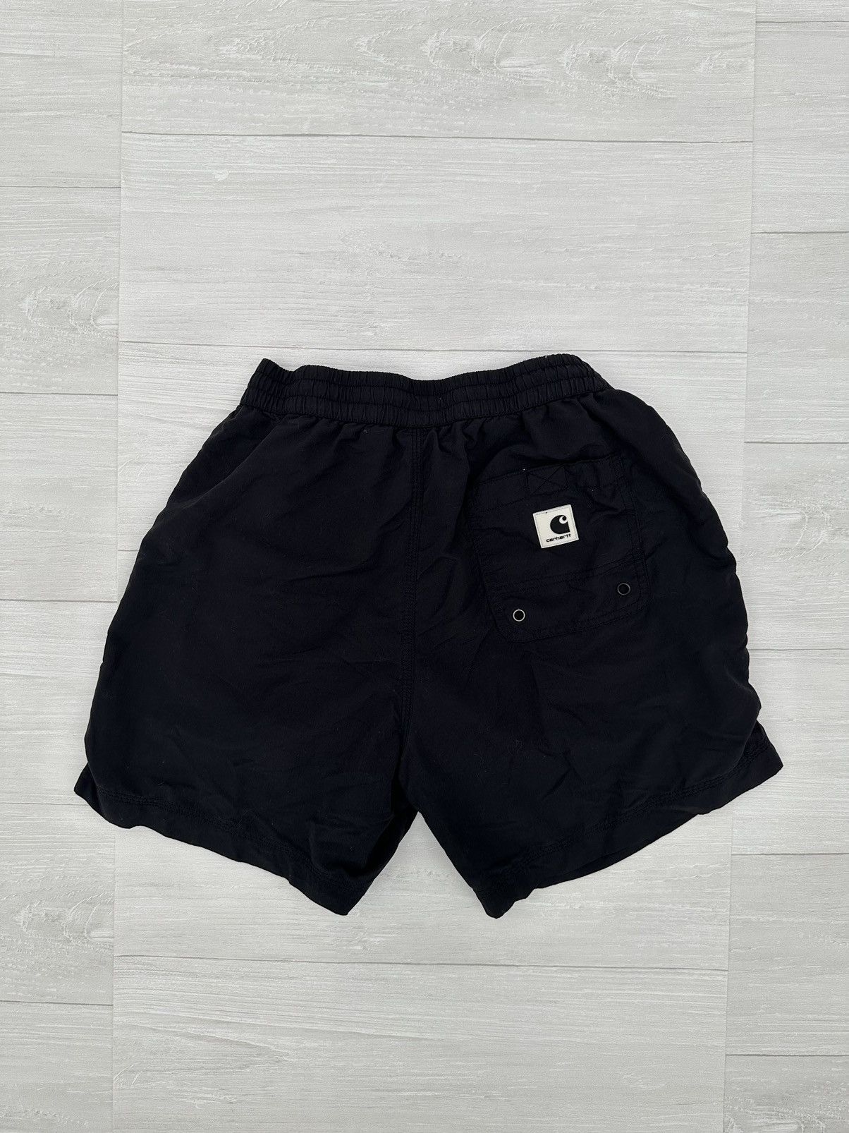 Carhartt Black Drift Nylon Swim Trunk WIP Large L