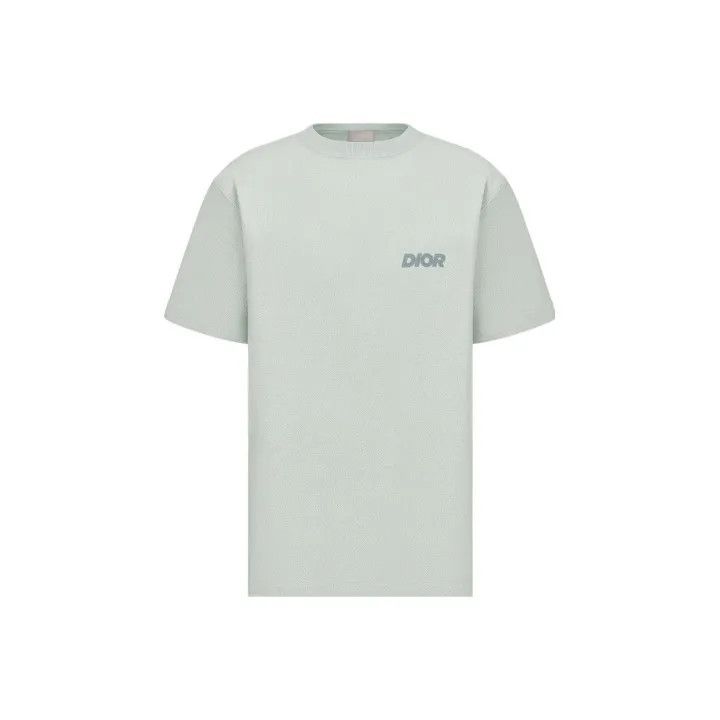 Dior SS23 Logo T-Shirt in Light Green 0079