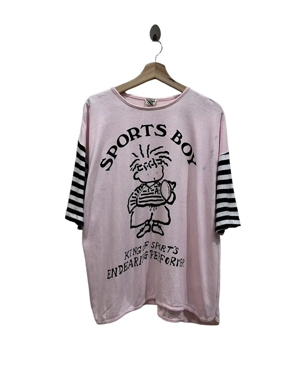 Vintage Sports Boy Cartoon Tshirt