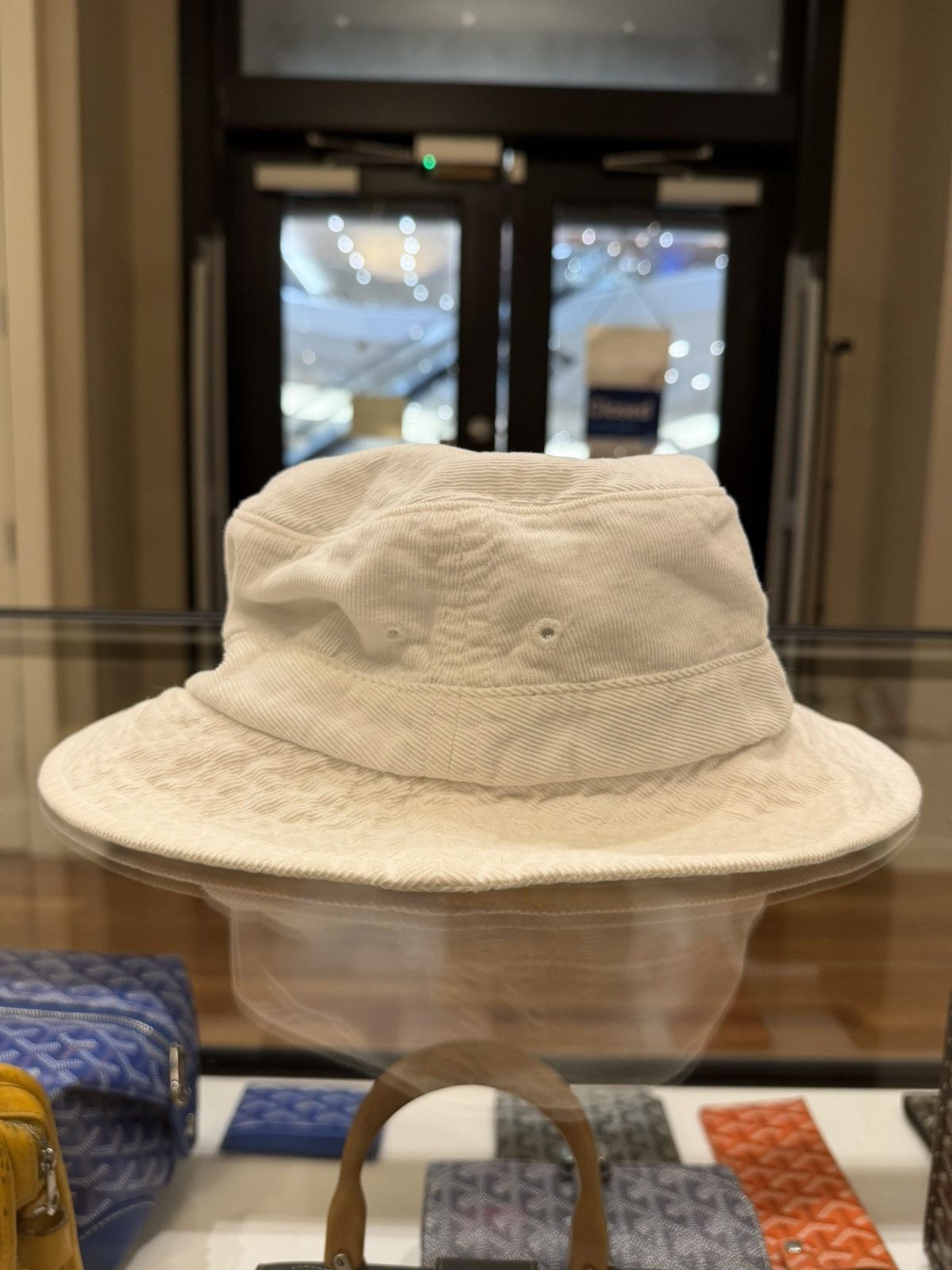 Supreme Supreme Corduroy Script Bucket Hat - White Size ONE SIZE - 4 Thumbnail