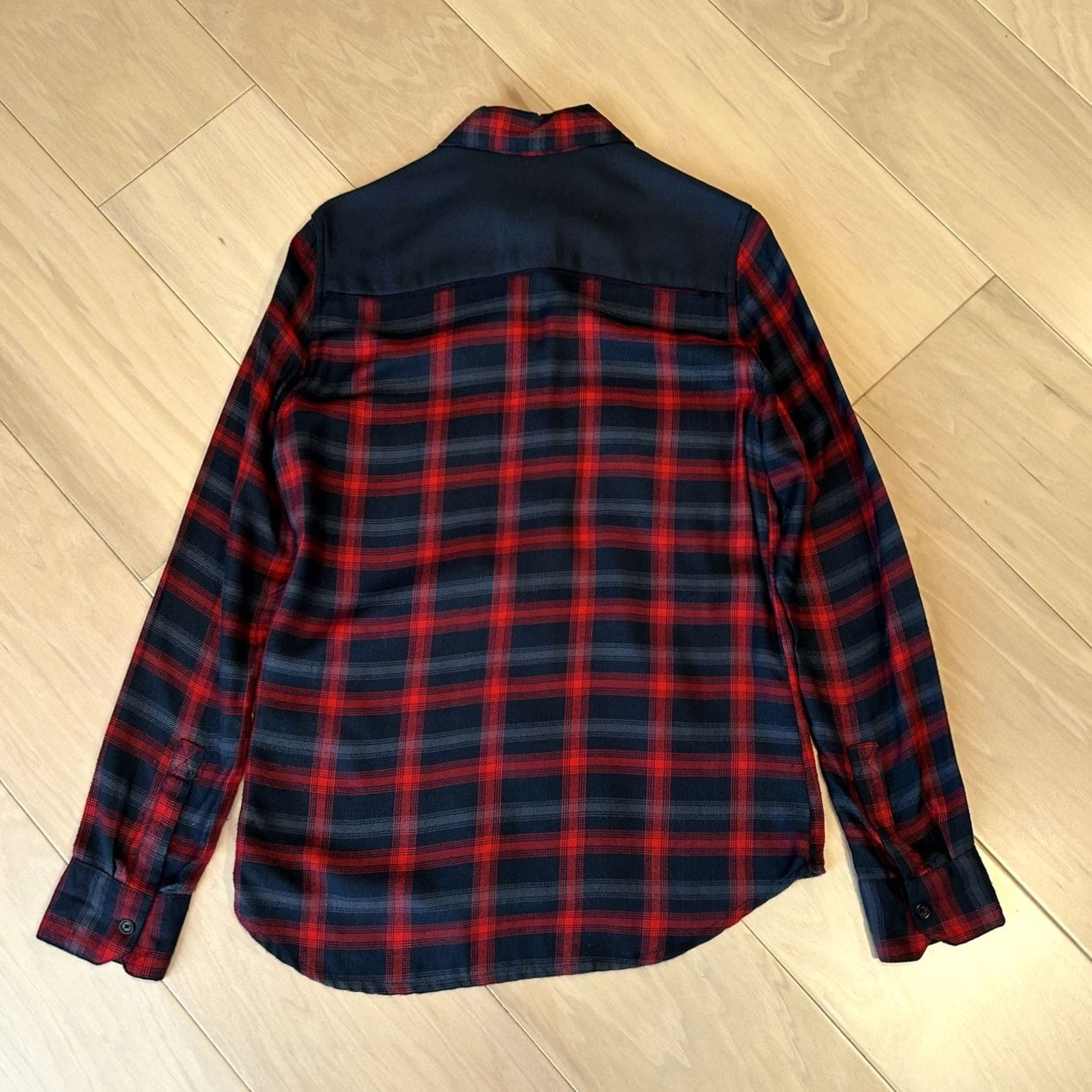 Zadig & Voltaire VINTAGE Zadig & Voltaire Button Up Shirt XS Men’s Plaid Flannel Blue / Red Short/Long Sleeve Casual City Designer Urban Mens XS Size US XS / EU 42 / 0 - 2 Thumbnail