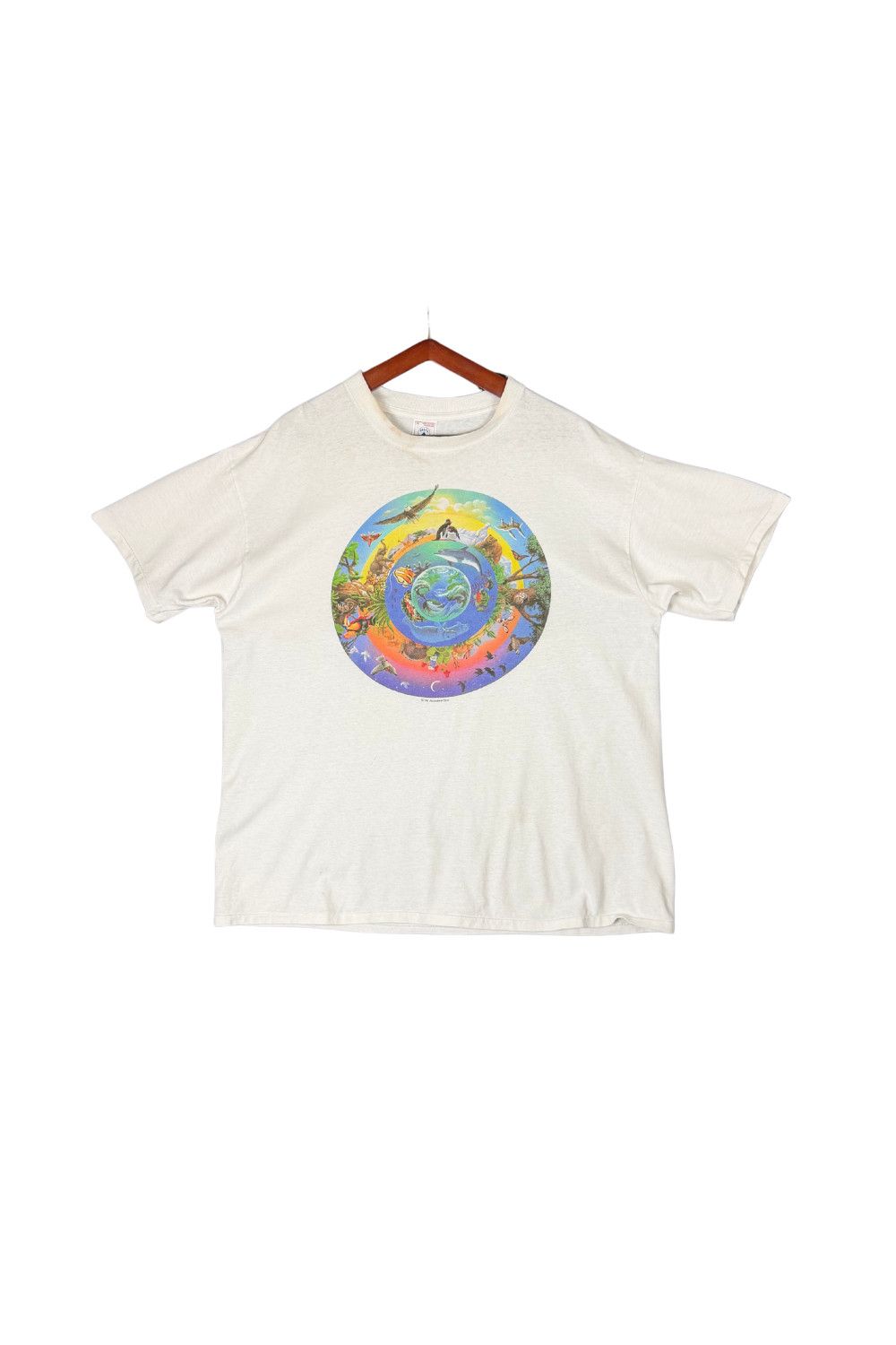 1994 Human-i-Tees Earth Ecosystem Wildlife T-Shirt XL