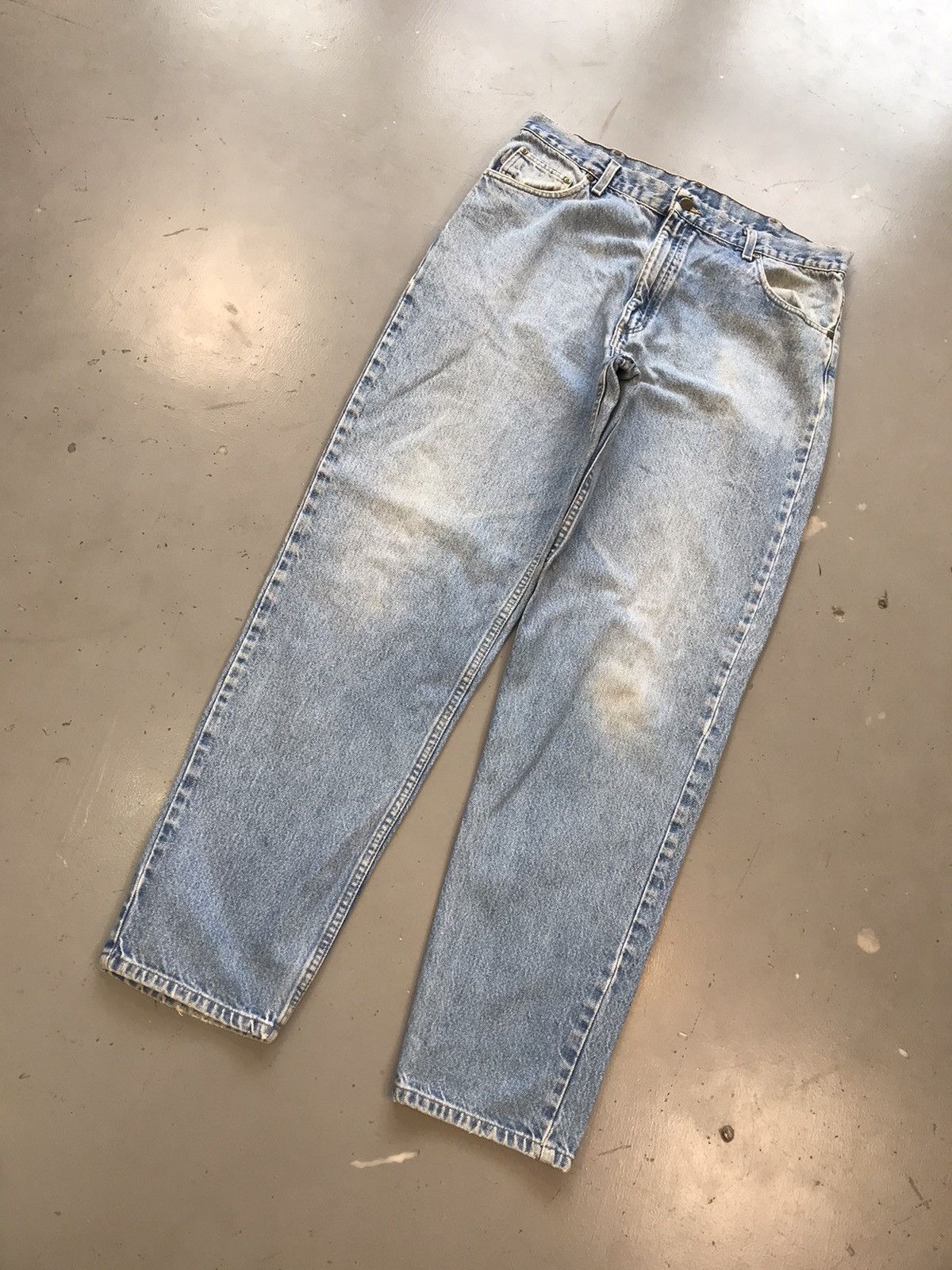 Carhartt × Vintage Vintage Carhartt B17 DST carpenter denim Size US 38 / EU 54 - 2 Thumbnail
