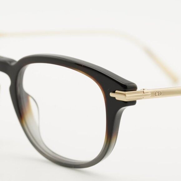 Dior Dior DIORBLACKSUITO R2I 2200 Eyeglasses Havana/Gold 49mm Size ONE SIZE - 2 Thumbnail